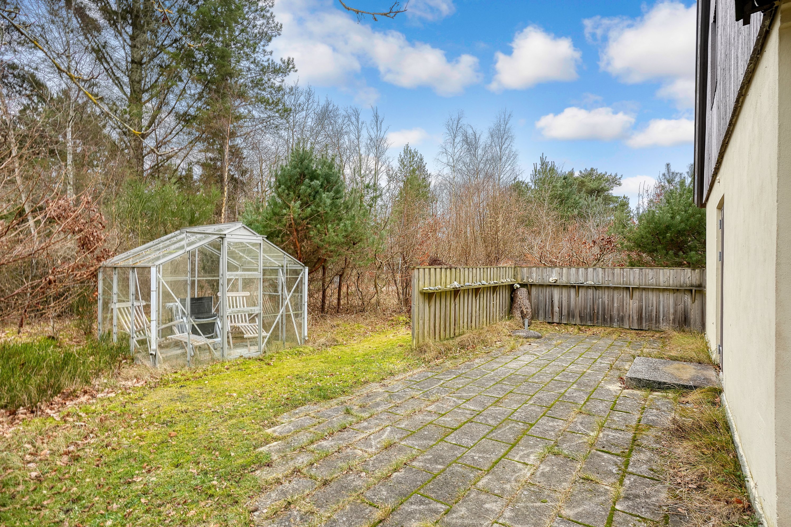 Fremhævet terrasse billede i fuldskærmstilstand. Billede af Hans Nielsensvej 6, Lumsås, 4500 Nykøbing Sj