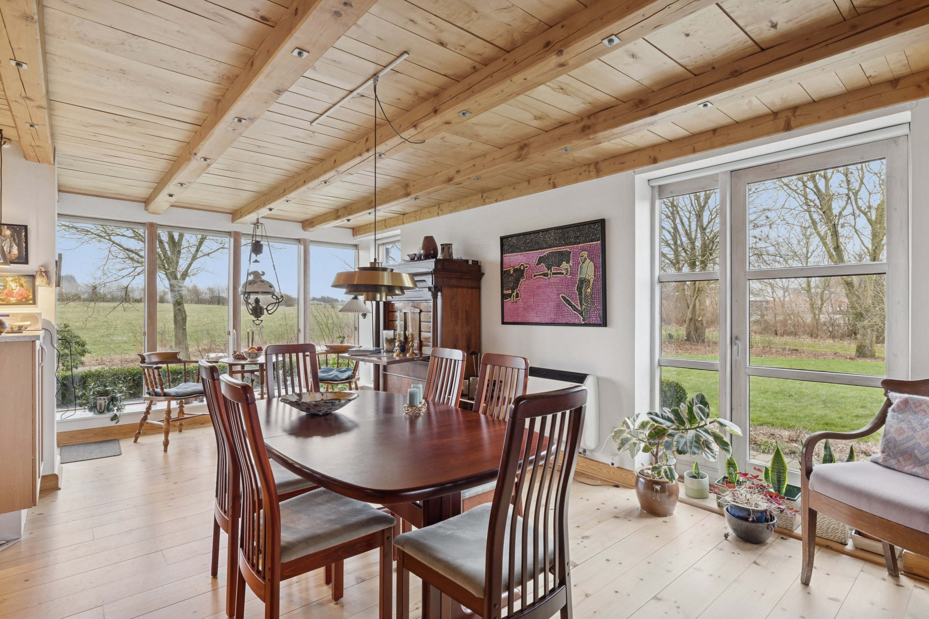 Fremhævet stue billede i fuldskærmstilstand. Billede af Solgårdsvej 2, Fly, 7800 Skive