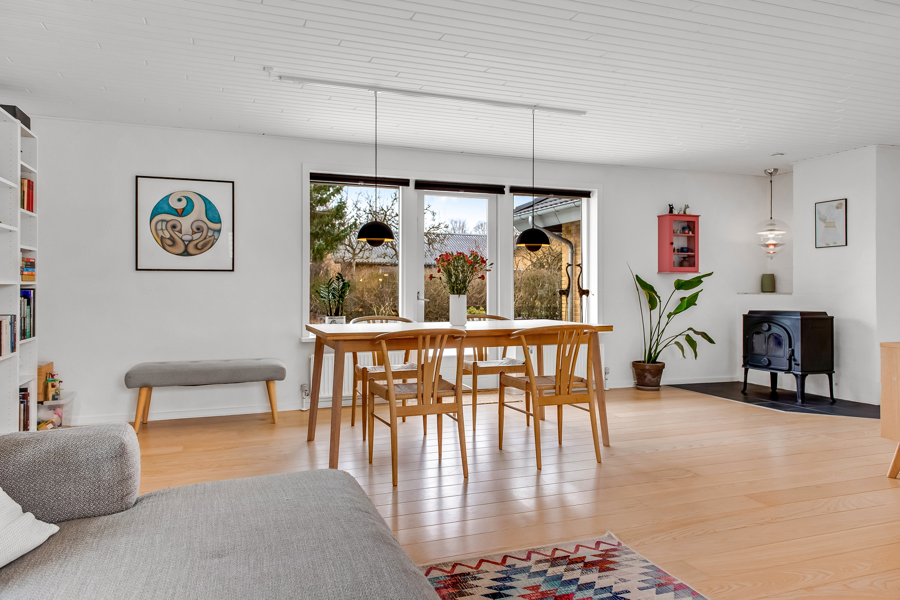 Fremhævet stue billede i fuldskærmstilstand. Billede af Parkvej 152, 7500 Holstebro