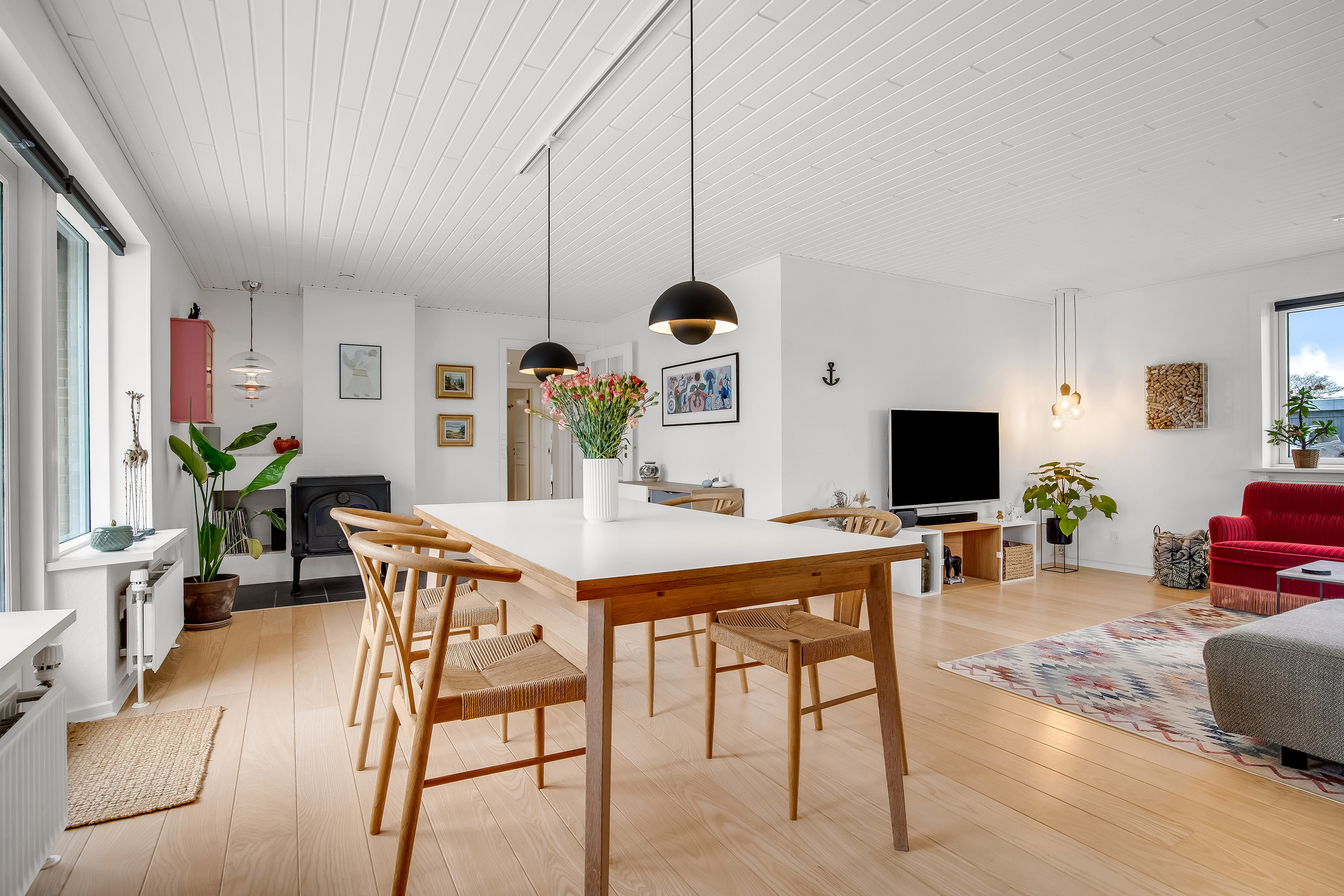 Fremhævet stue billede i fuldskærmstilstand. Billede af Parkvej 152, 7500 Holstebro