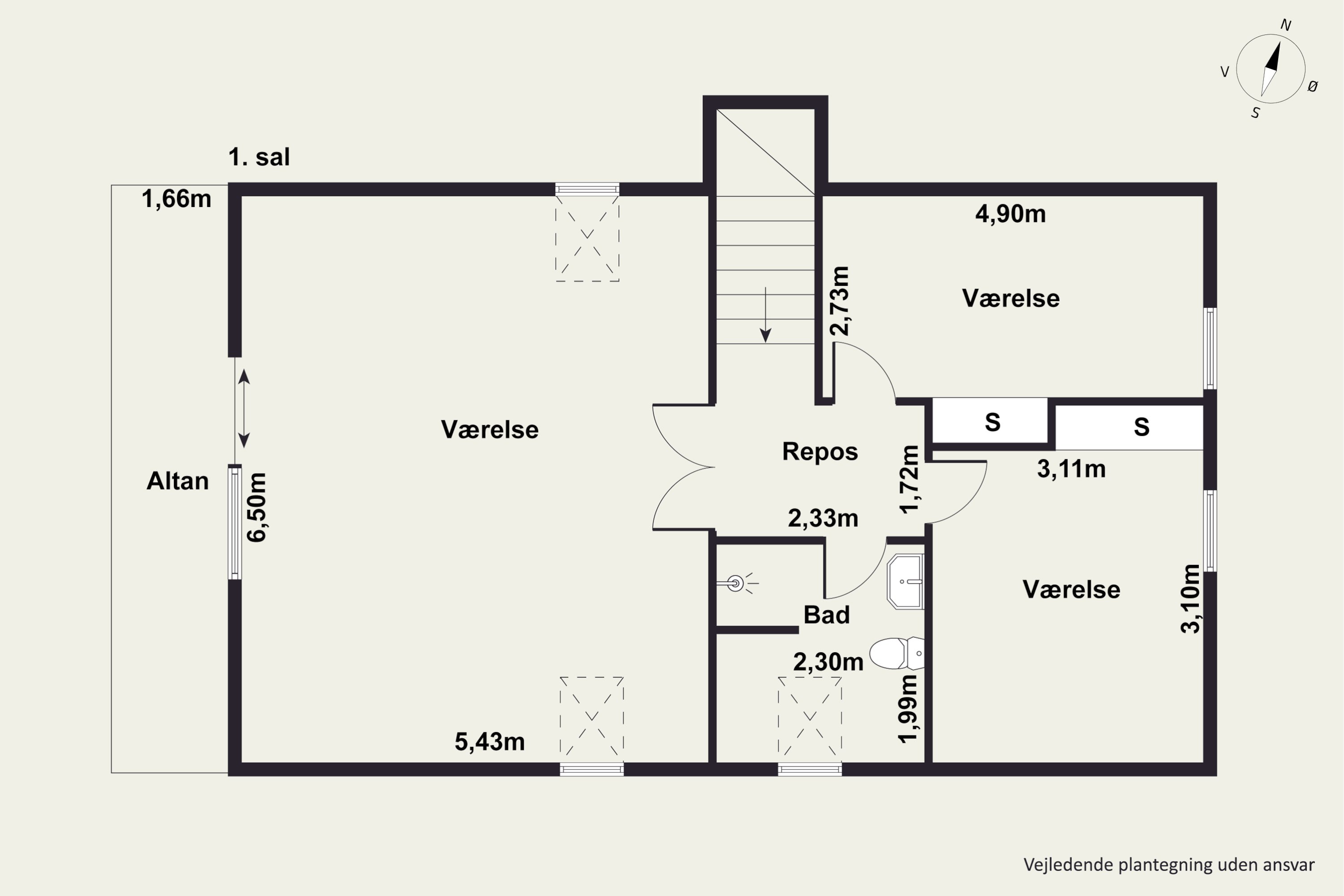 Plantegninger billede af Bygaden 52, Hellested, 4652 Hårlev