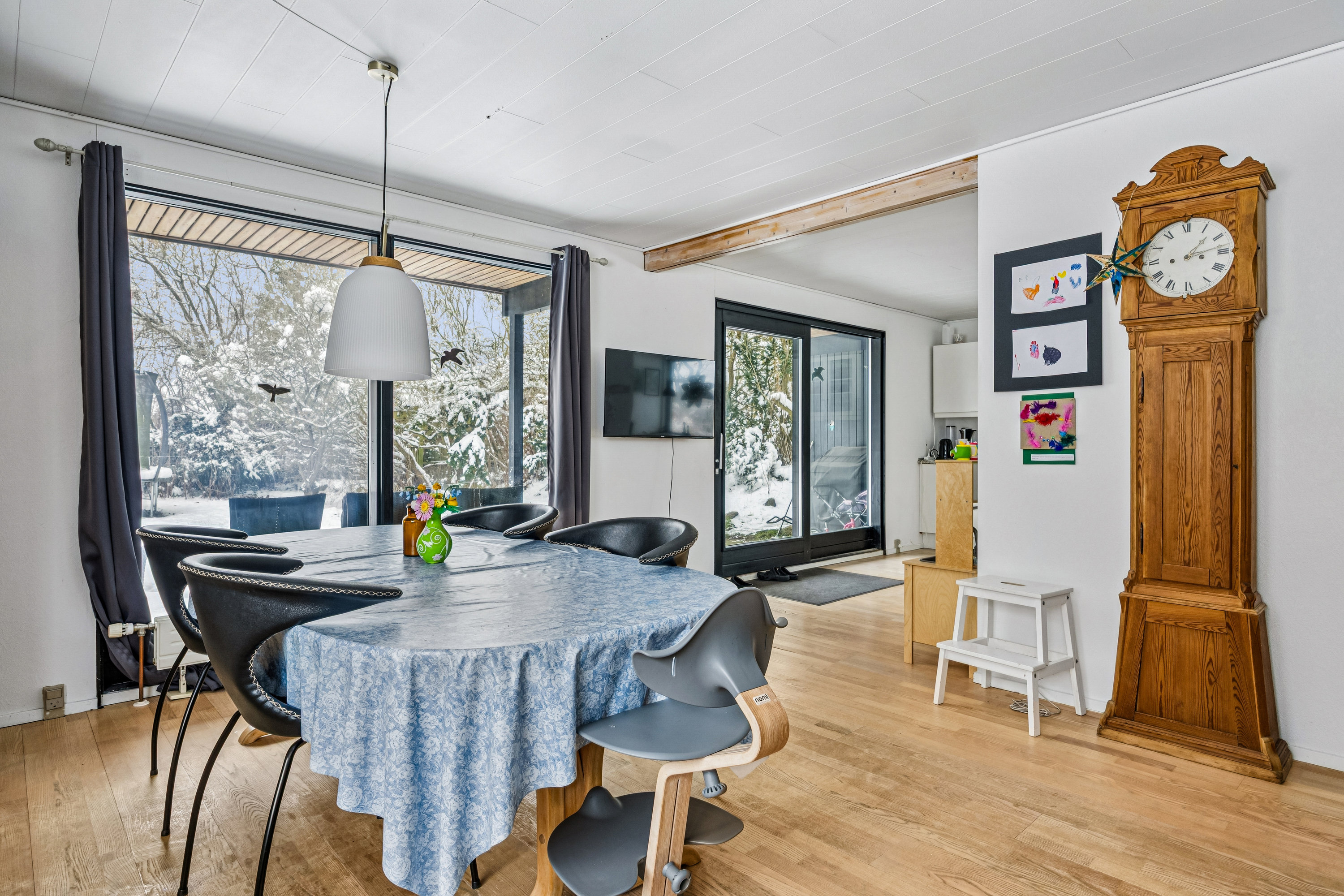 Fremhævet stue billede i fuldskærmstilstand. Billede af Bygaden 52, Hellested, 4652 Hårlev