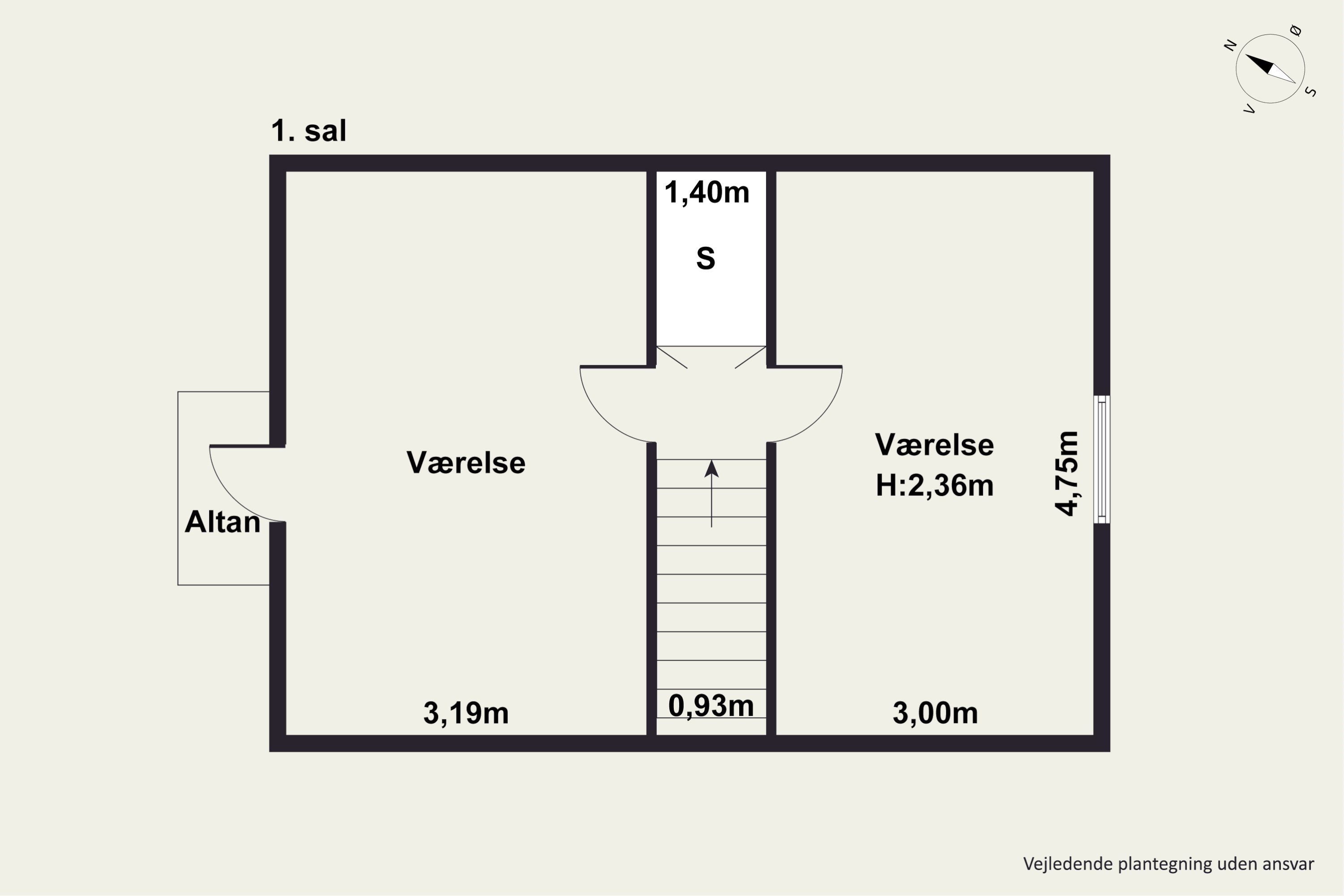 Plantegninger billede af Lillemøllevej 1, Hvornum, 9500 Hobro