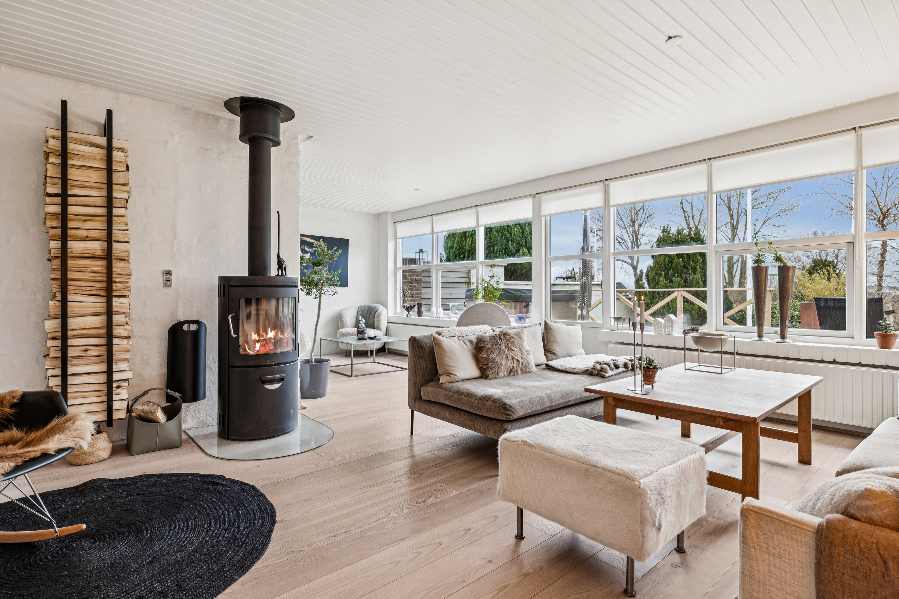 Fremhævet stue billede i fuldskærmstilstand. Billede af Højbovej 7, Handest, 8990 Fårup