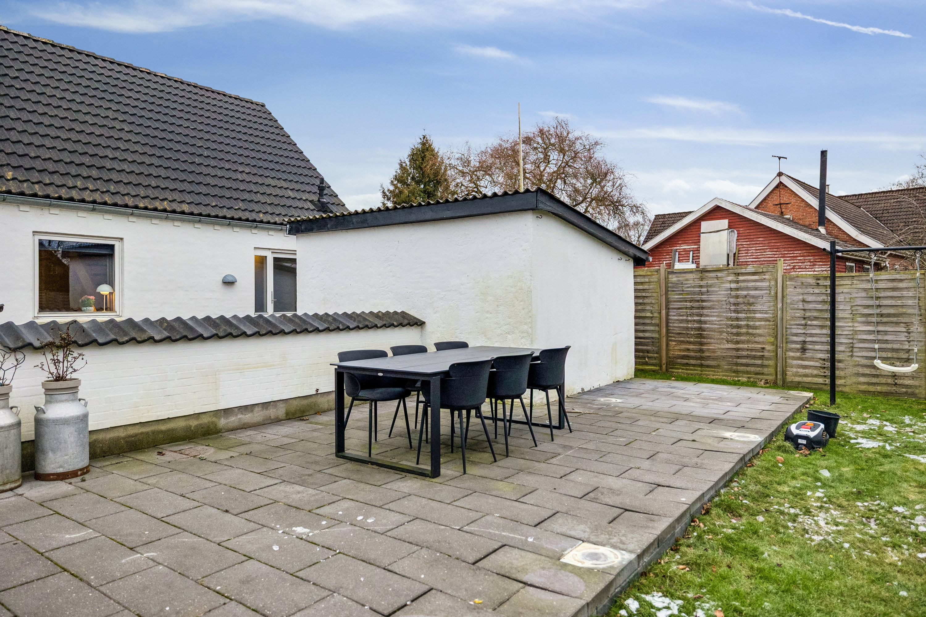 Fremhævet terrasse billede i fuldskærmstilstand. Billede af Lillemøllevej 1, Hvornum, 9500 Hobro