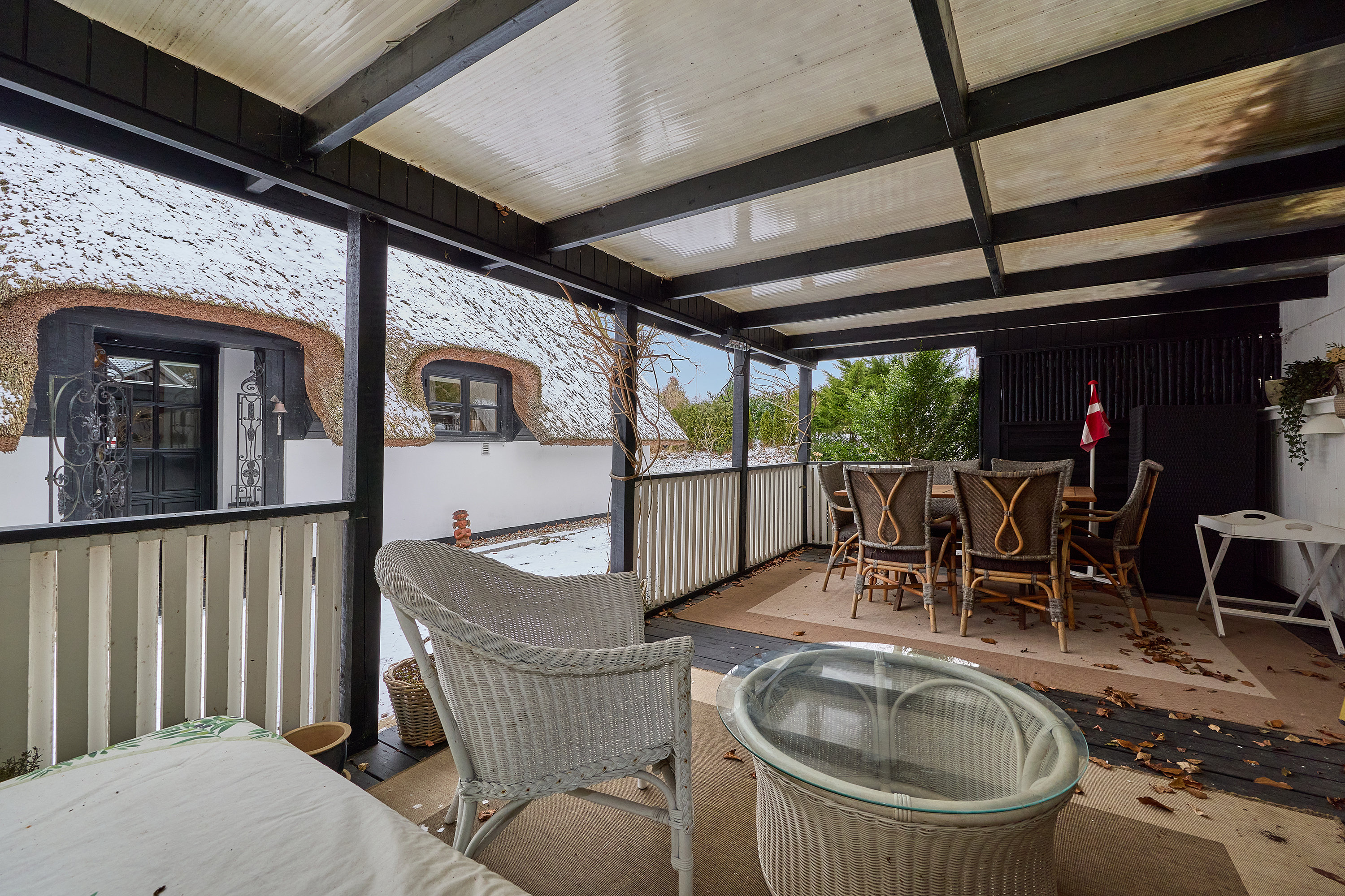 Fremhævet terrasse billede i fuldskærmstilstand. Billede af Byåsen 55, Rødkilde, 3250 Gilleleje