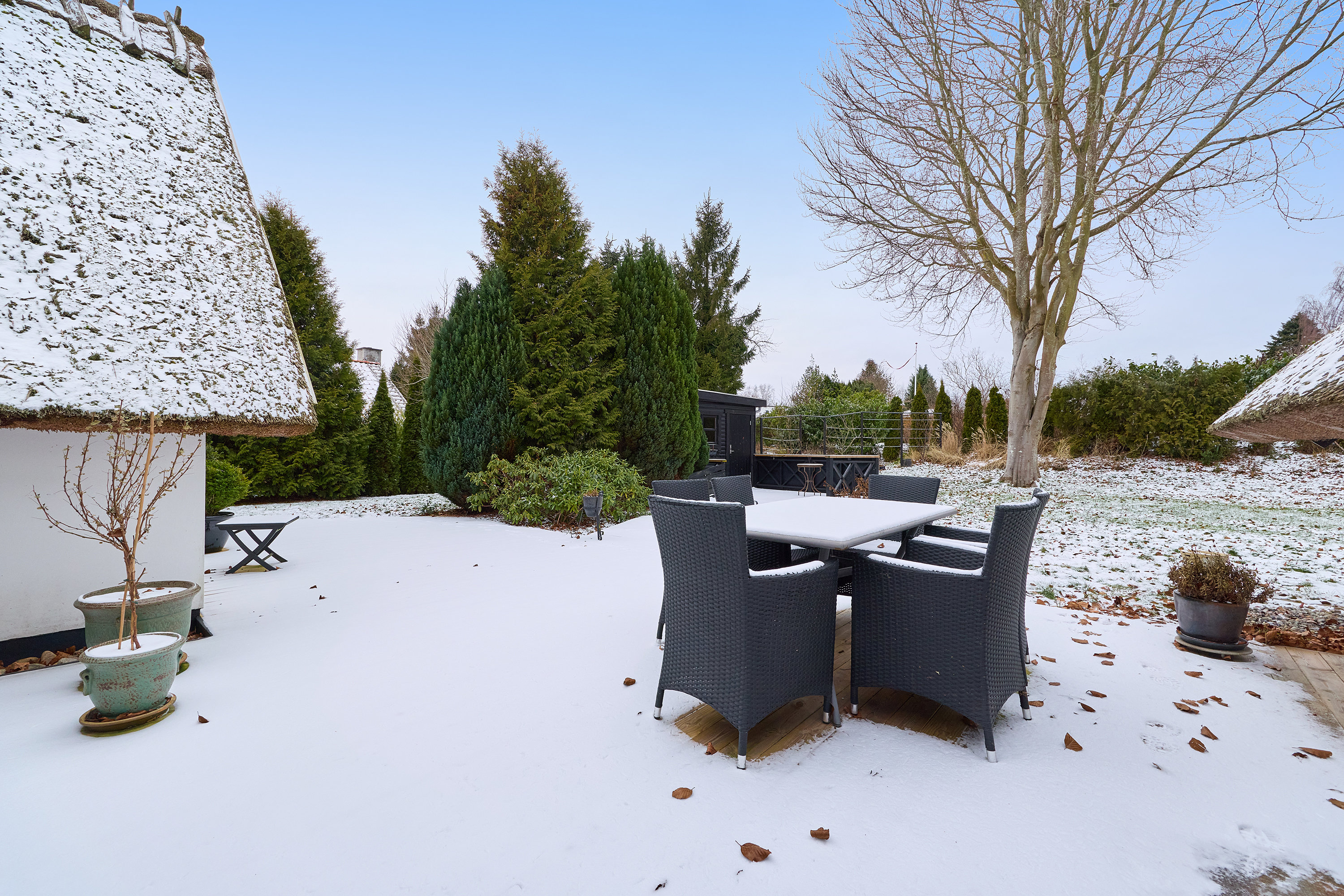 Fremhævet terrasse billede i fuldskærmstilstand. Billede af Byåsen 55, Rødkilde, 3250 Gilleleje