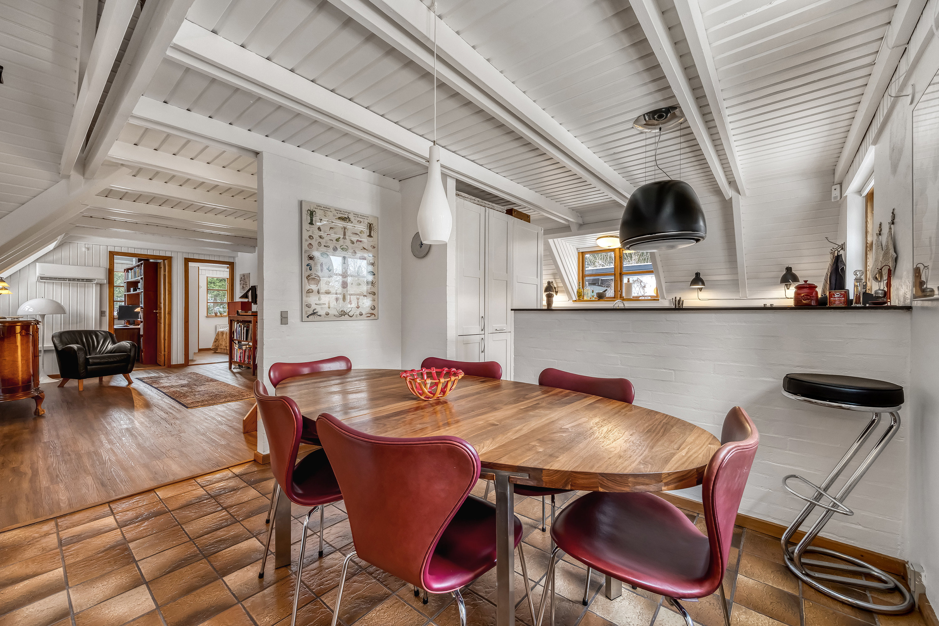 Fremhævet køkken alrum billede i fuldskærmstilstand. Billede af Byåsen 55, Rødkilde, 3250 Gilleleje