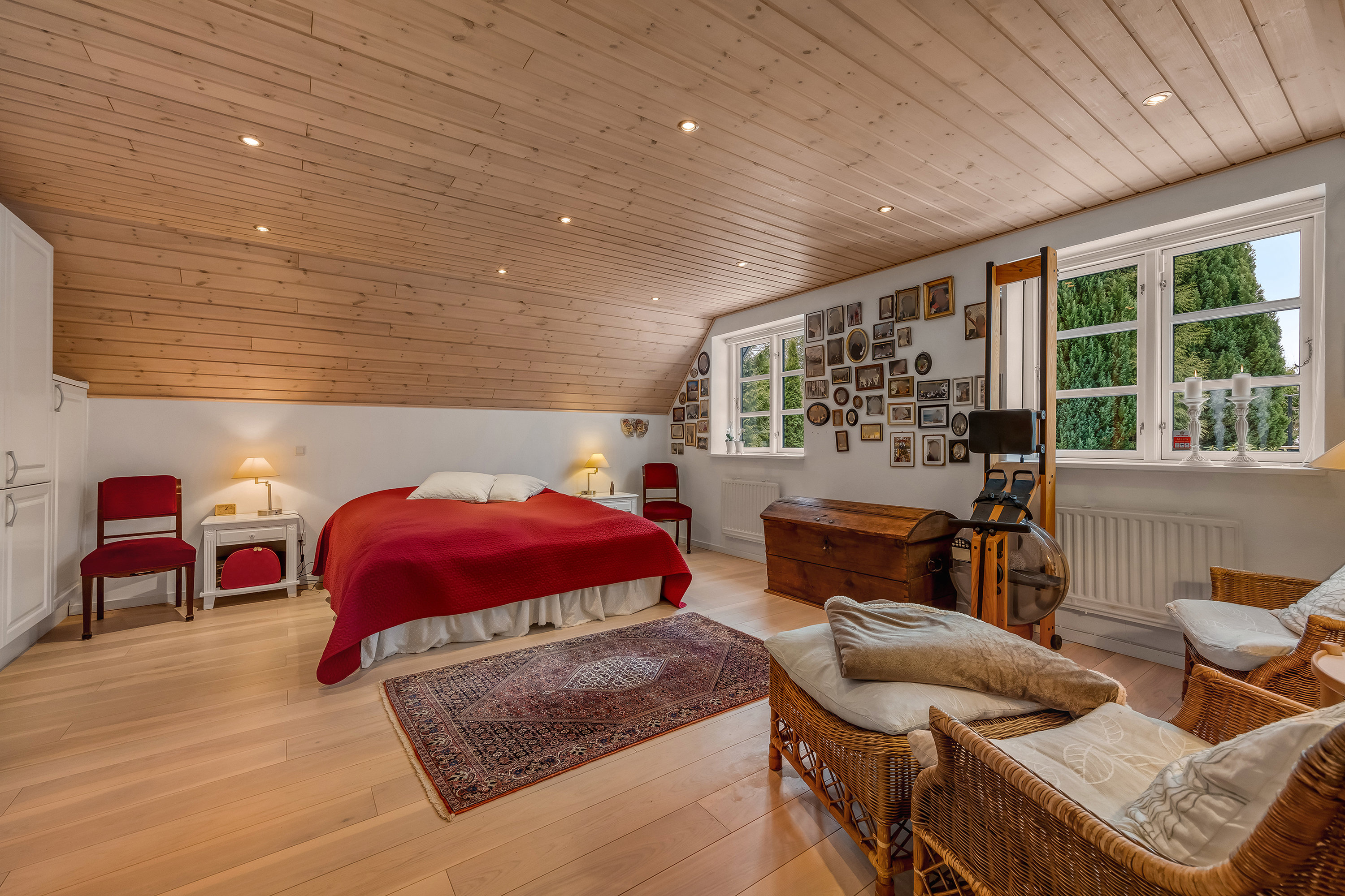 Fremhævet soveværelse billede i fuldskærmstilstand. Billede af Byåsen 55, Rødkilde, 3250 Gilleleje