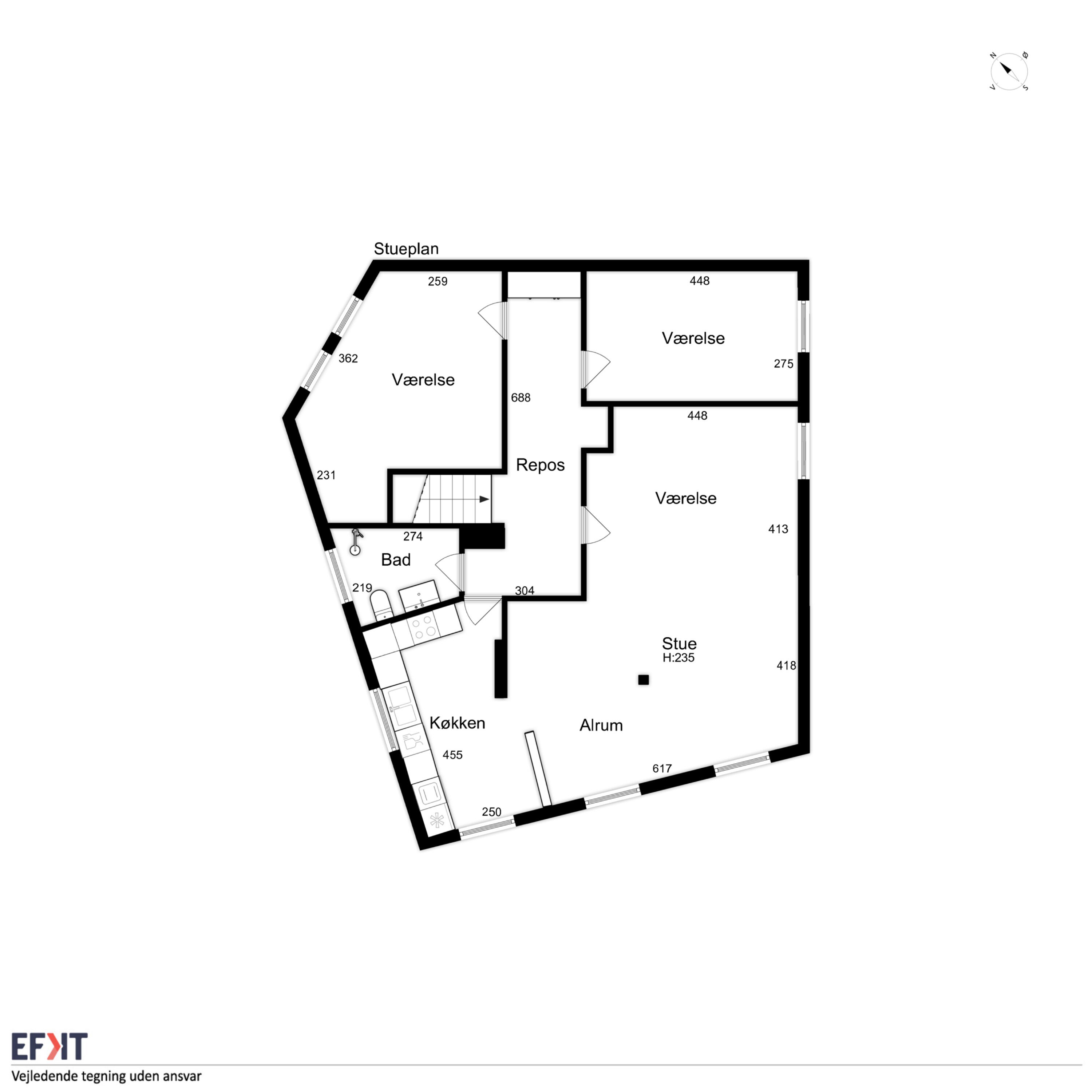 Plantegninger billede af Nørregade 33, 5900 Rudkøbing