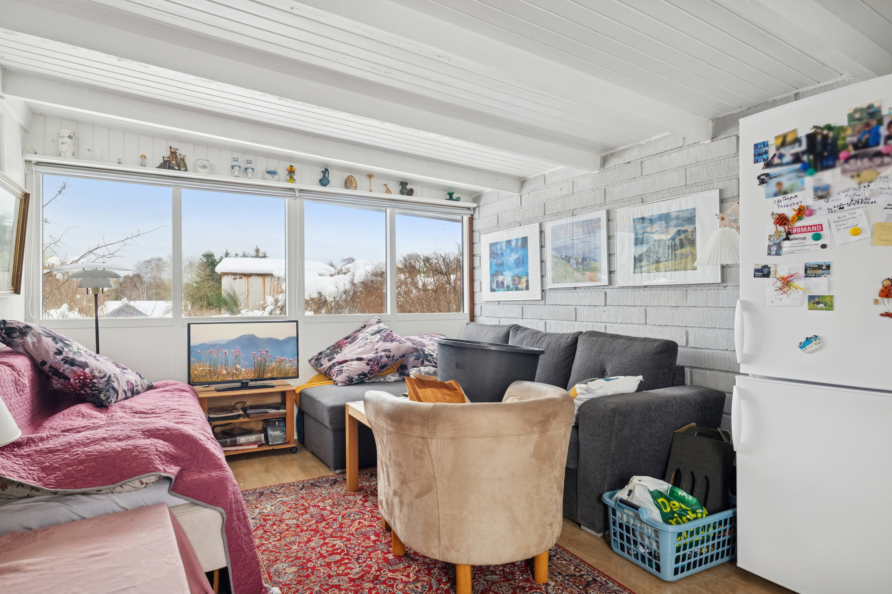 Fremhævet stue billede i fuldskærmstilstand. Billede af Andebakken 1, 4760 Vordingborg