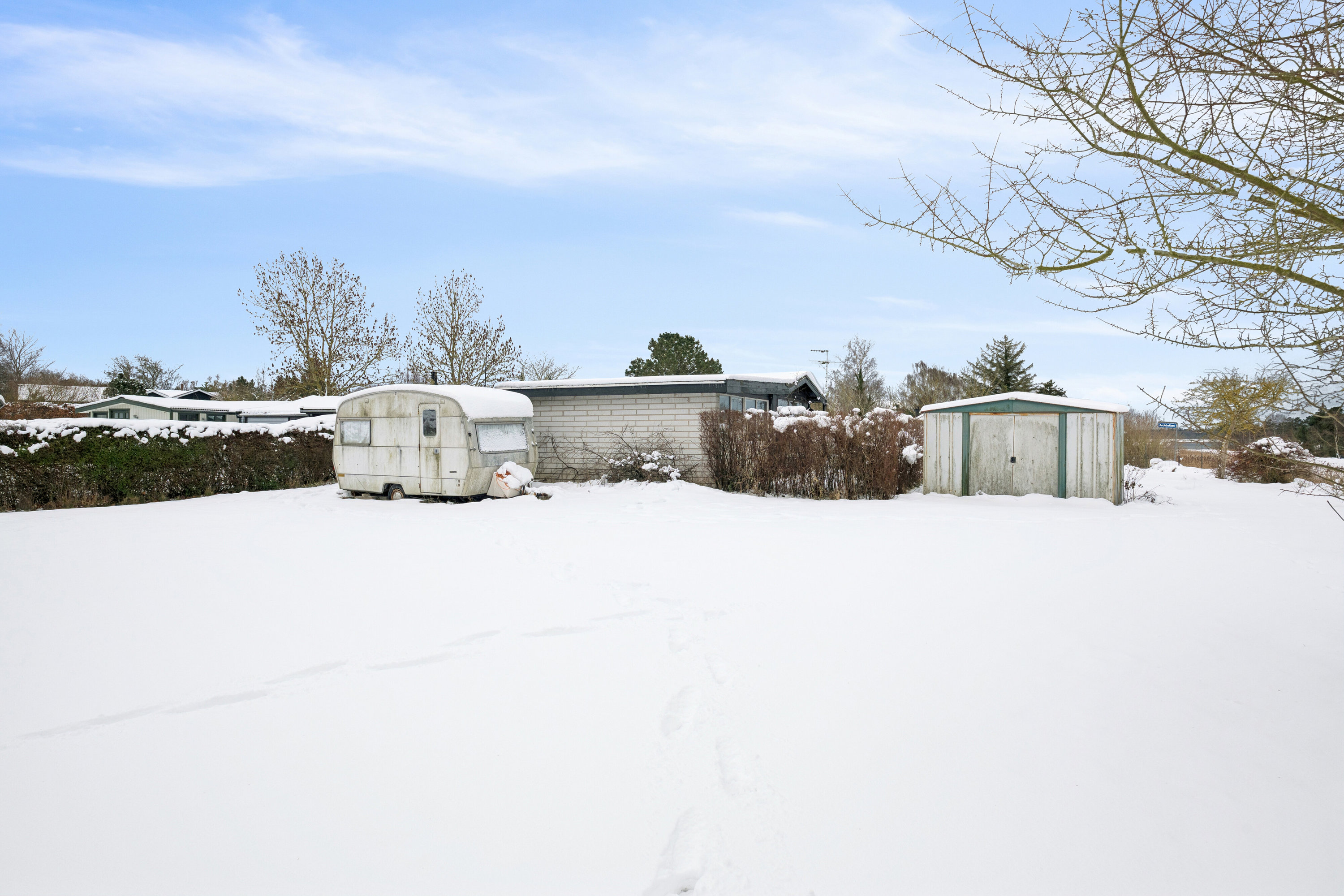 Fremhævet udendørs billede i fuldskærmstilstand. Billede af Andebakken 1, 4760 Vordingborg