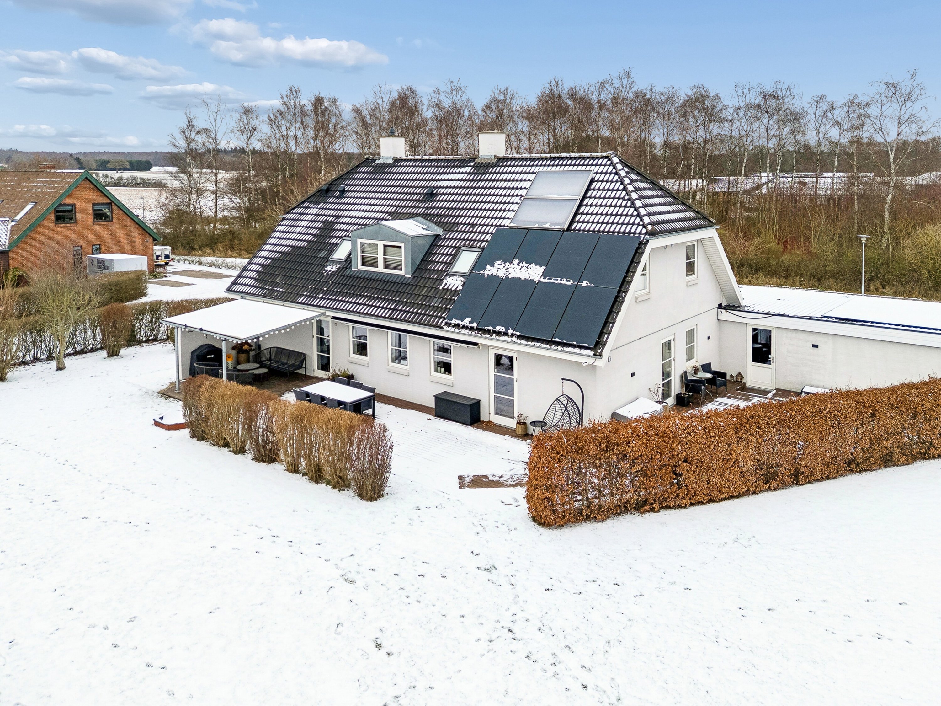 Fremhævet set fra vejen billede i fuldskærmstilstand. Billede af Egebjergvej 104, Sørbymagle, 4200 Slagelse