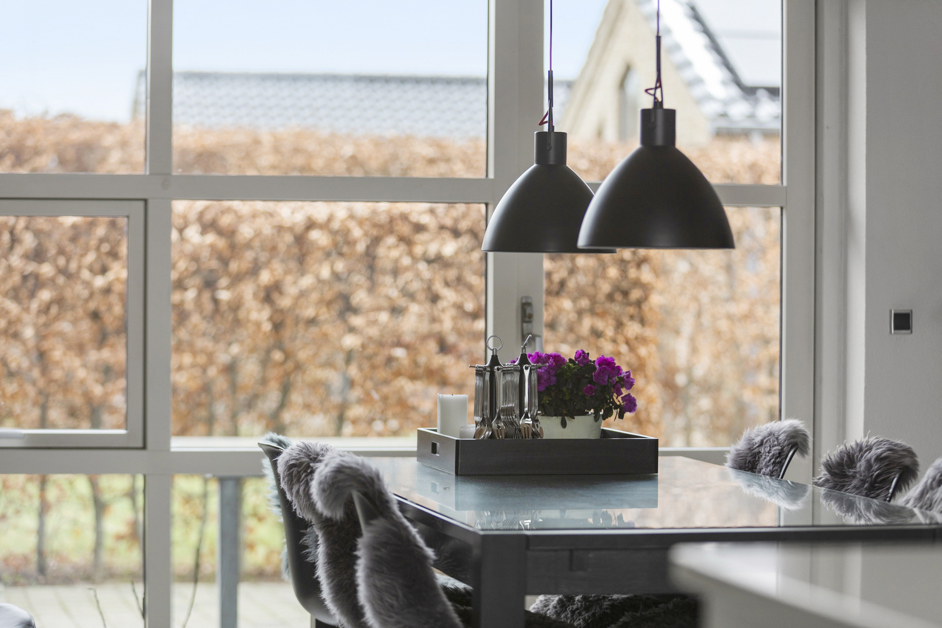 Fremhævet spisestue billede i fuldskærmstilstand. Billede af Elgårdsmindelunden 103, 8362 Hørning