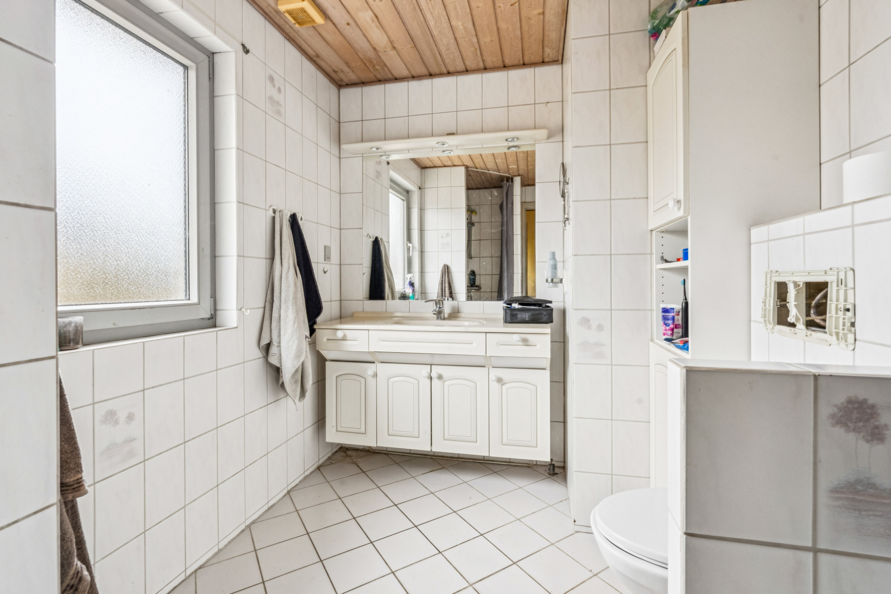 Fremhævet badeværelse billede i fuldskærmstilstand. Billede af Grydstedvej 8B, 9240 Nibe