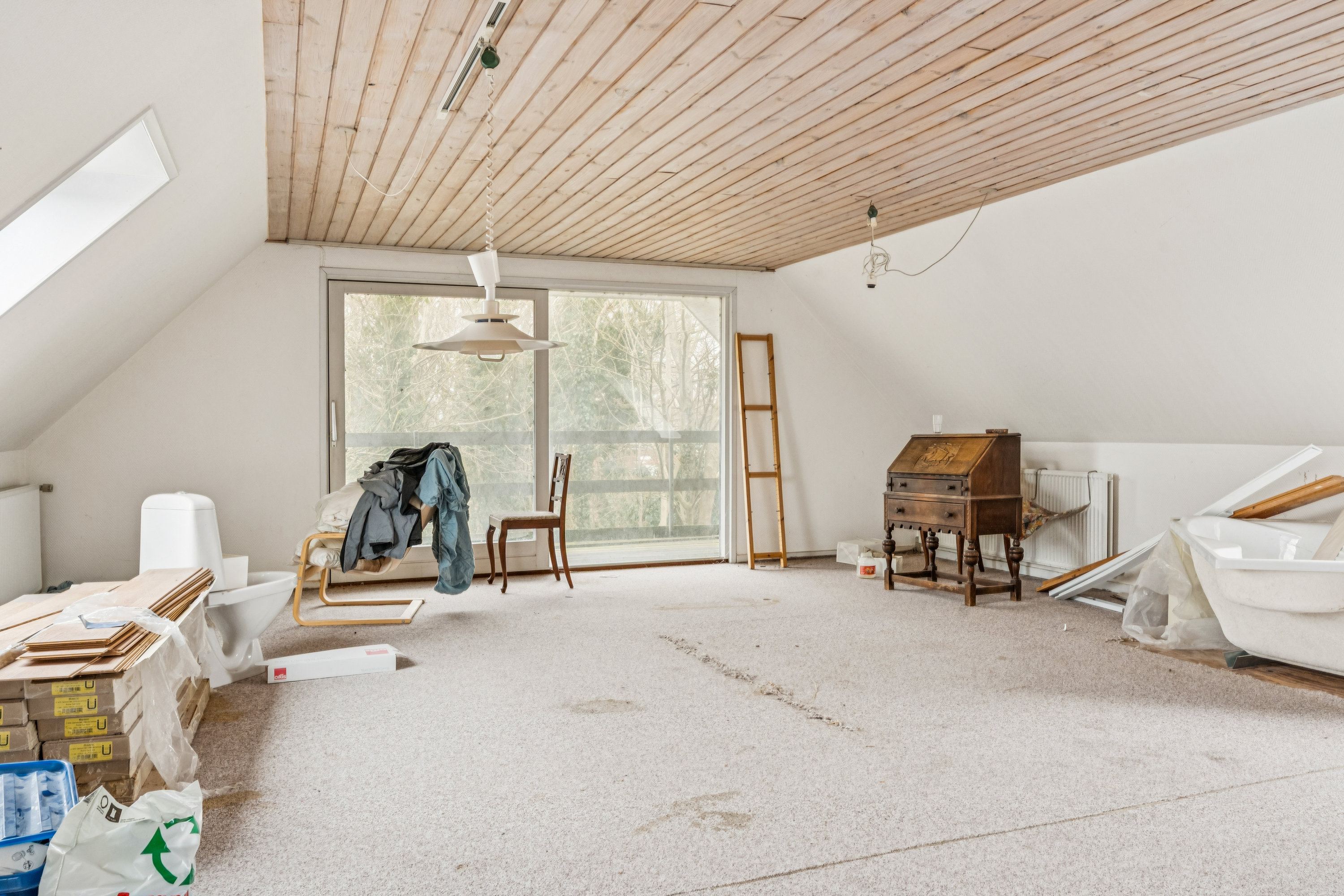 Fremhævet stue billede i fuldskærmstilstand. Billede af Grydstedvej 8B, 9240 Nibe