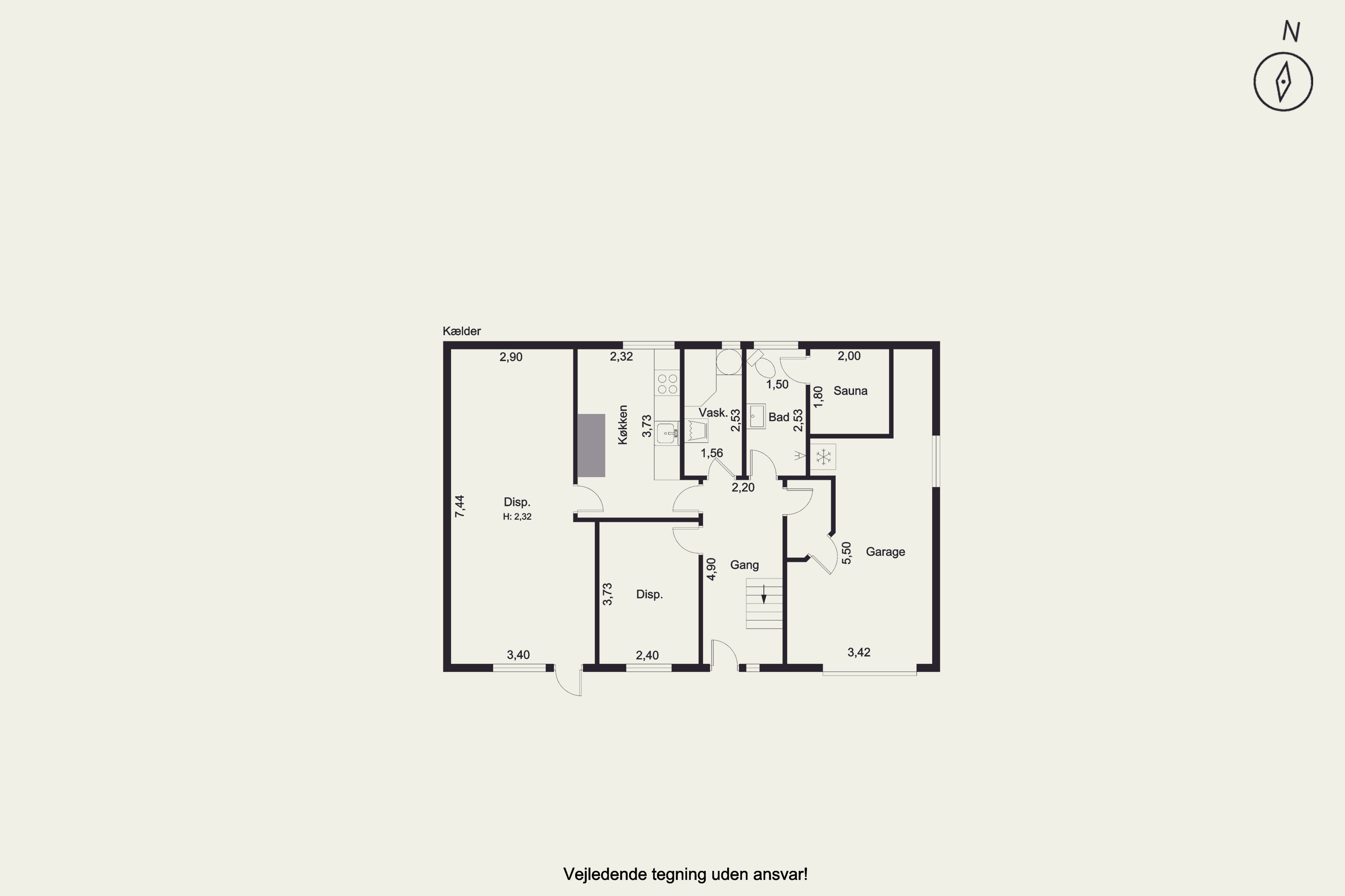 Plantegninger billede af Liljevænget 7, Skallebølle, 5492 Vissenbjerg