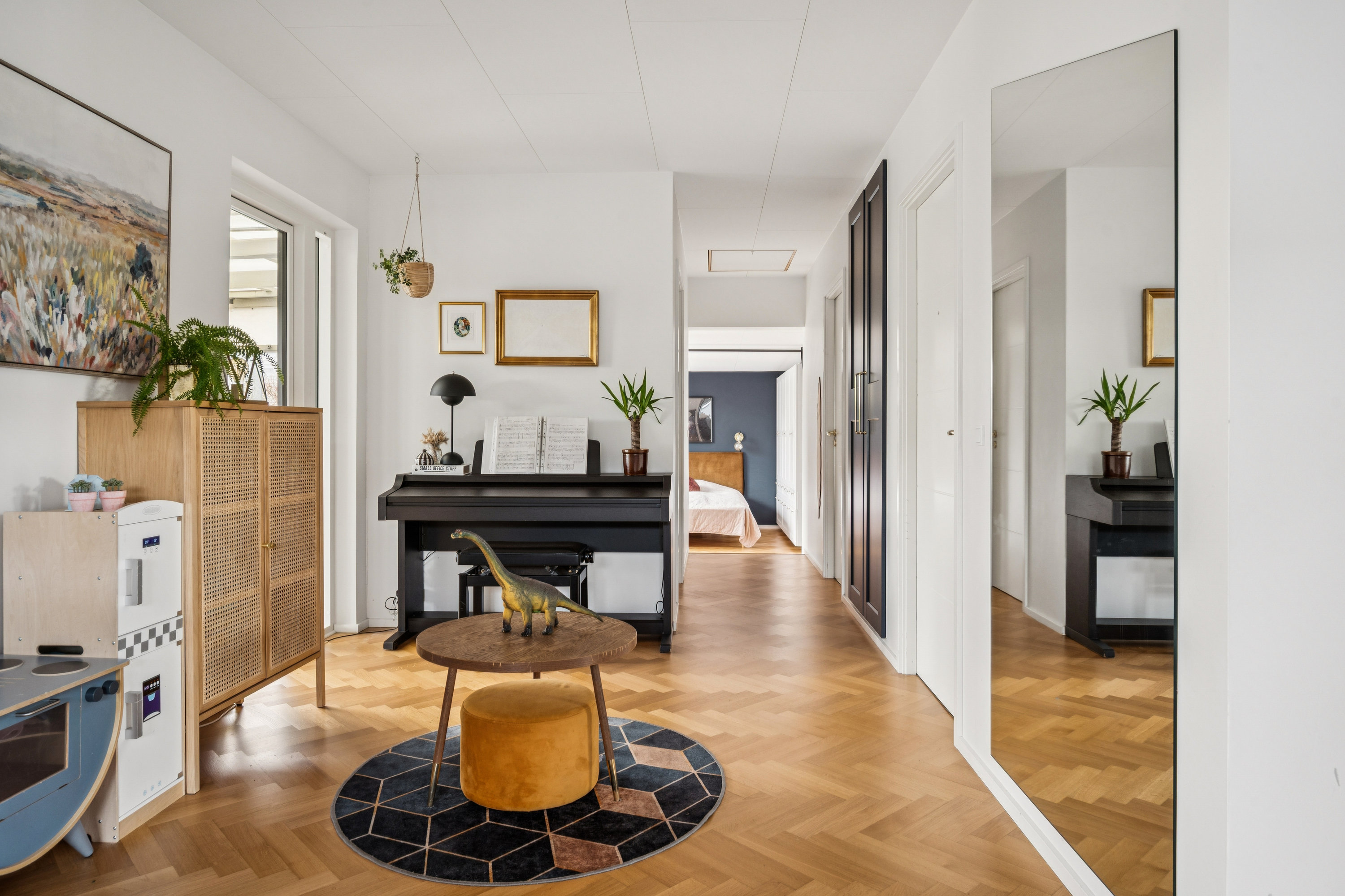 Fremhævet stue billede i fuldskærmstilstand. Billede af Solsikkevej 12, 8240 Risskov