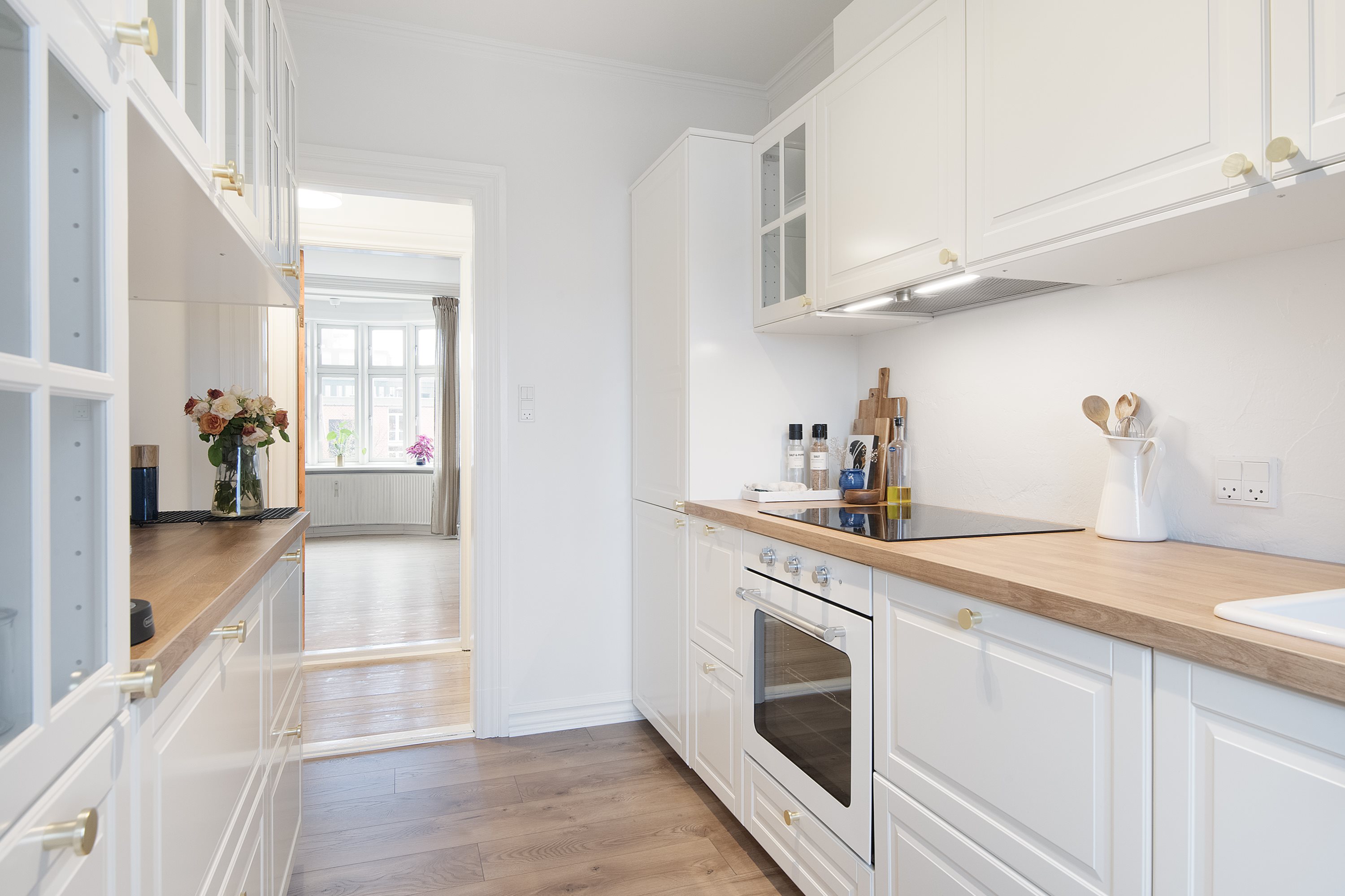 Fremhævet køkken billede i fuldskærmstilstand. Billede af Østerbro 24, 3. tv., 9000 Aalborg