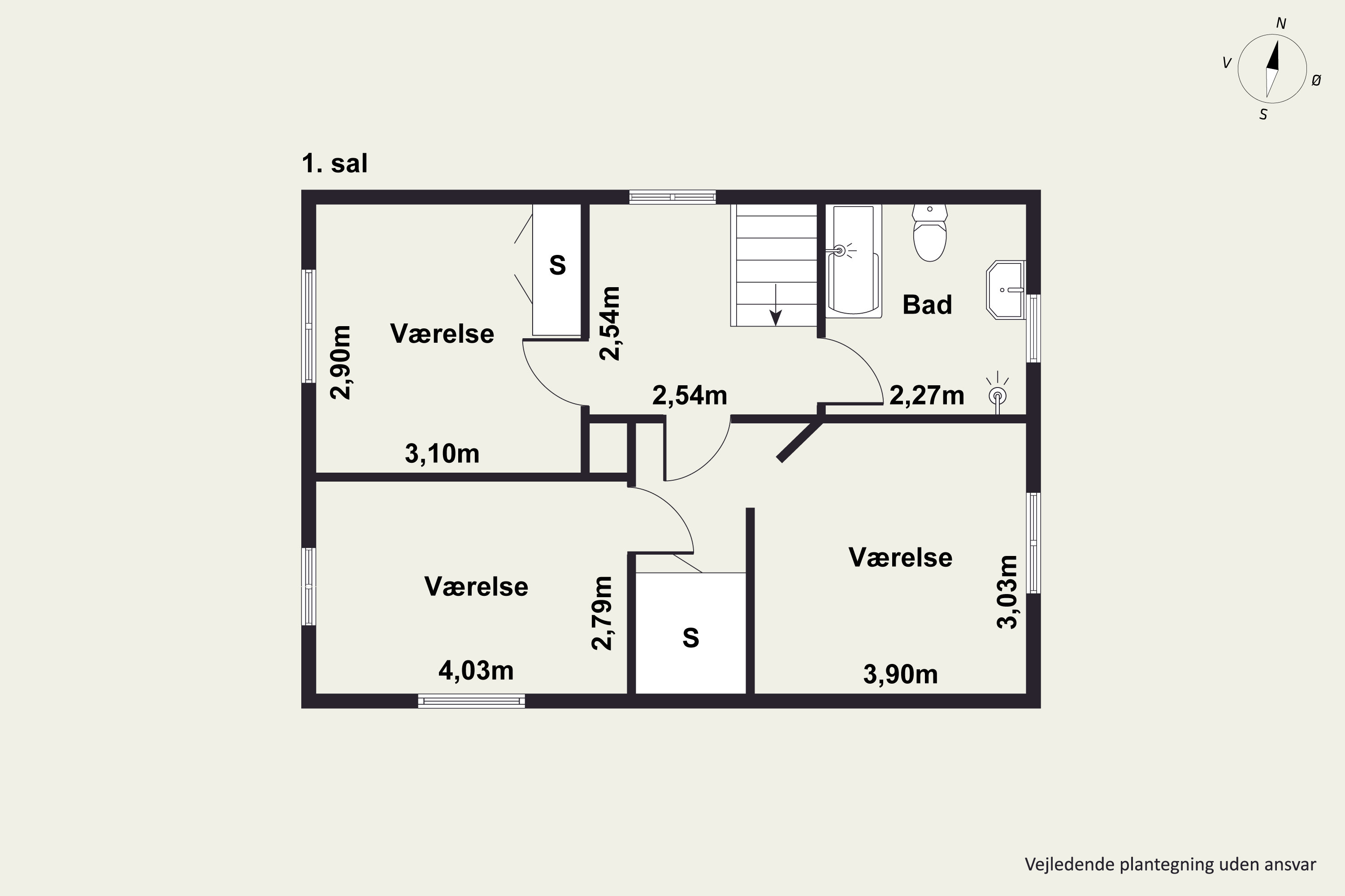 Plantegninger billede af Bagsværdvej 239, 2880 Bagsværd
