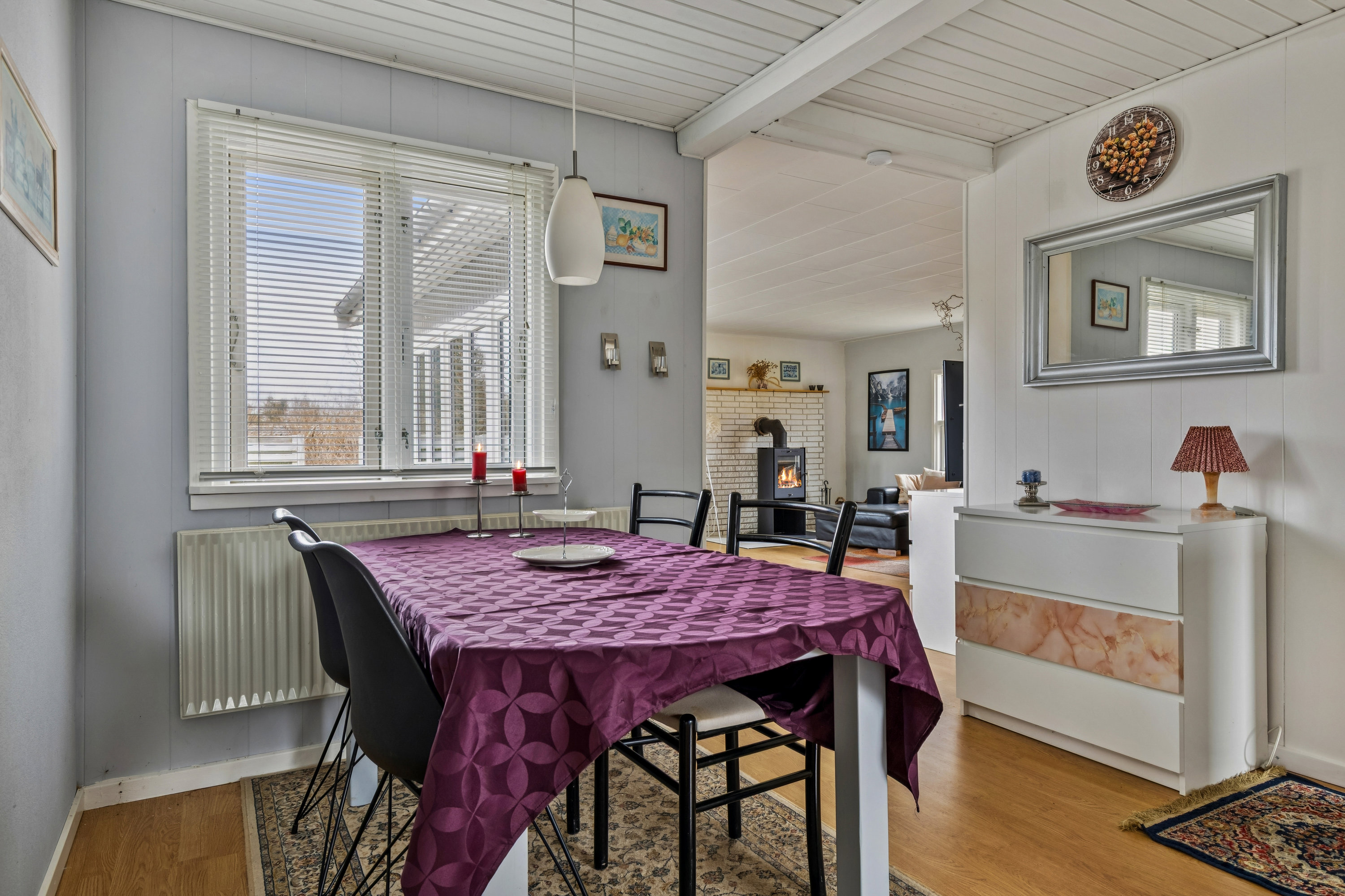 Fremhævet spisestue billede i fuldskærmstilstand. Billede af Hellevej 7, Kaldred, 4593 Eskebjerg