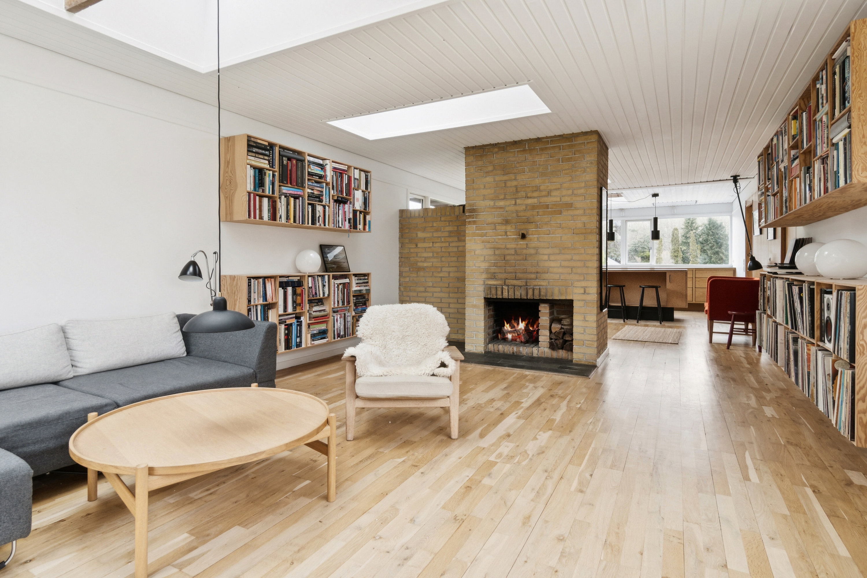 Fremhævet stue billede i fuldskærmstilstand. Billede af Dalsvinget 18, Skåde, 8270 Højbjerg