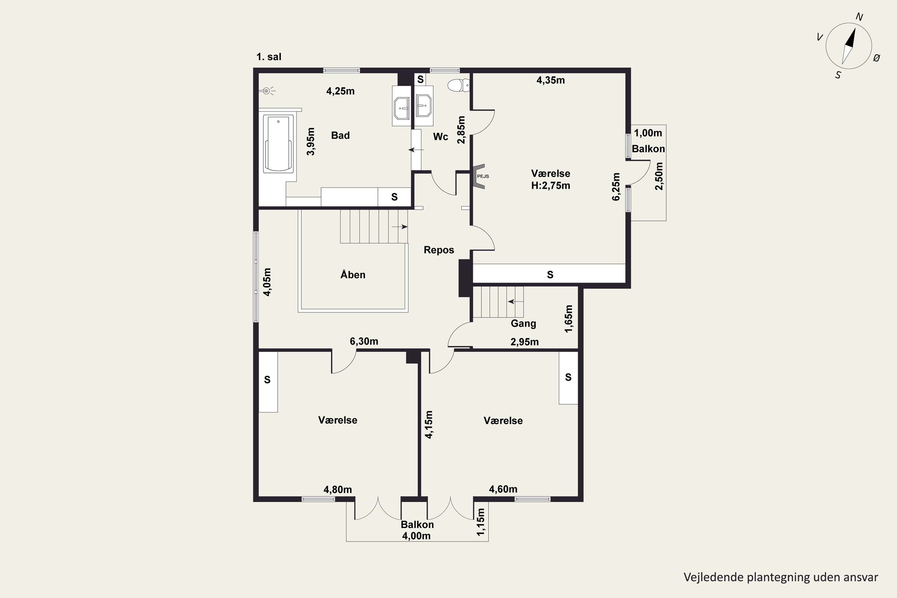 Plantegninger billede af Rafns Alle 2, 9000 Aalborg