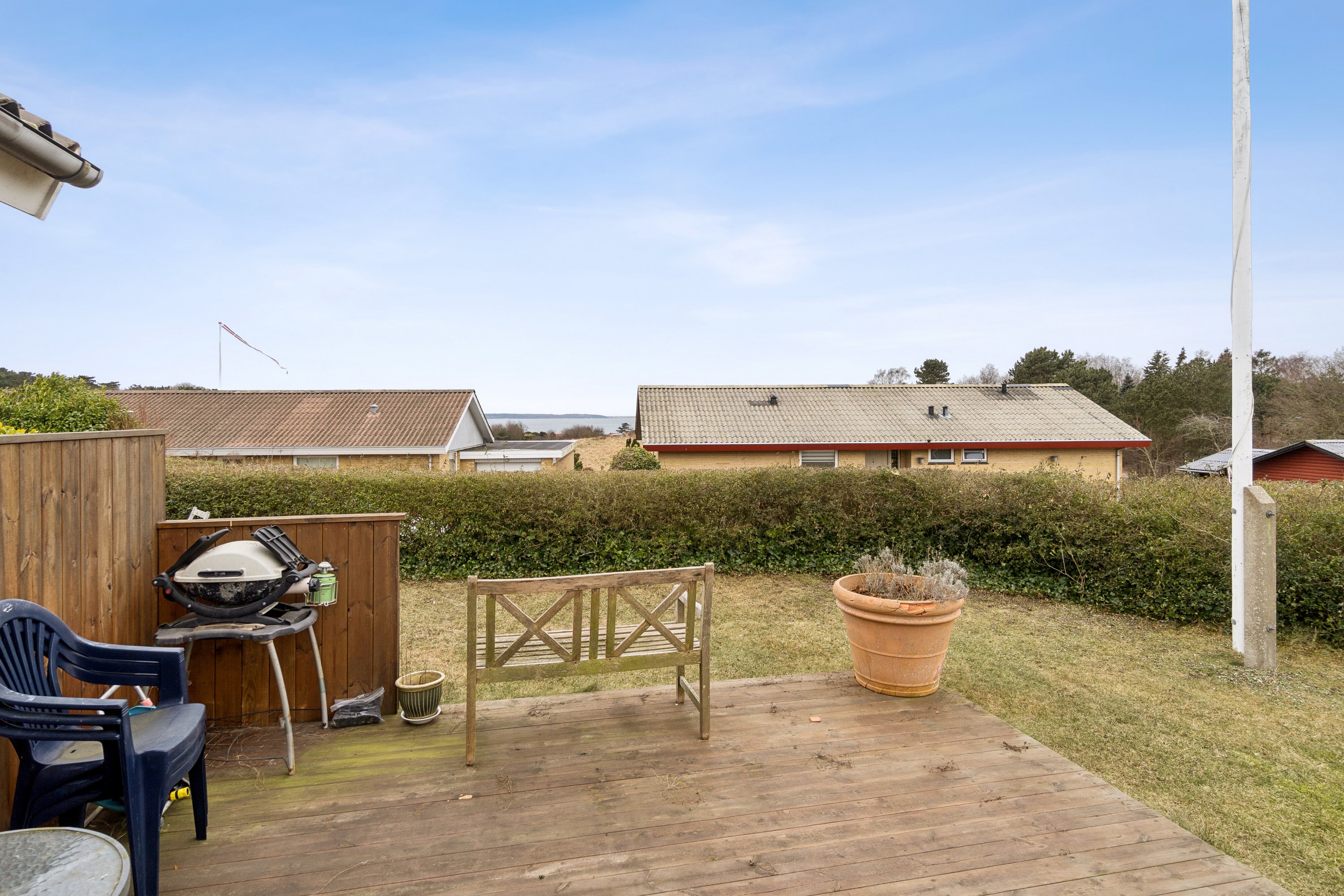 Fremhævet terrasse billede i fuldskærmstilstand. Billede af Sandskrænten 8A, 4400 Kalundborg