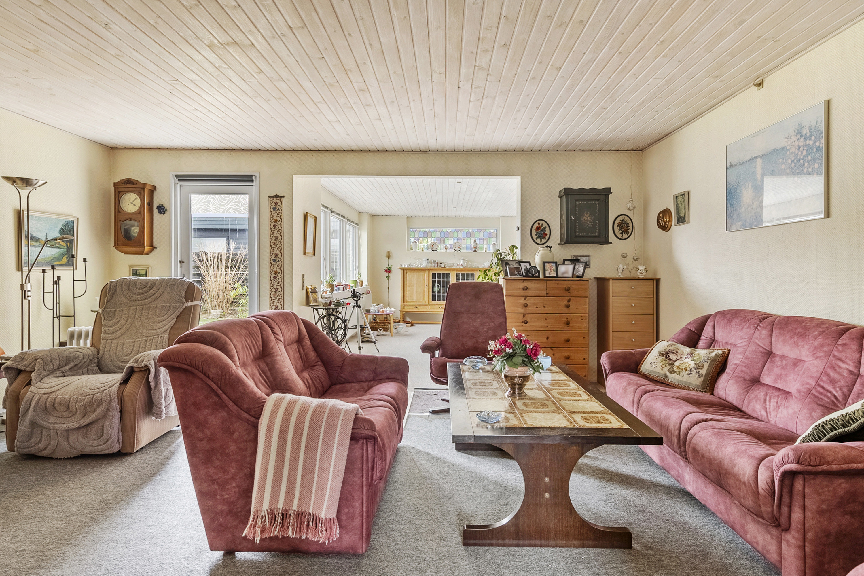 Fremhævet stue billede i fuldskærmstilstand. Billede af Hvedemarken 20, 8362 Hørning