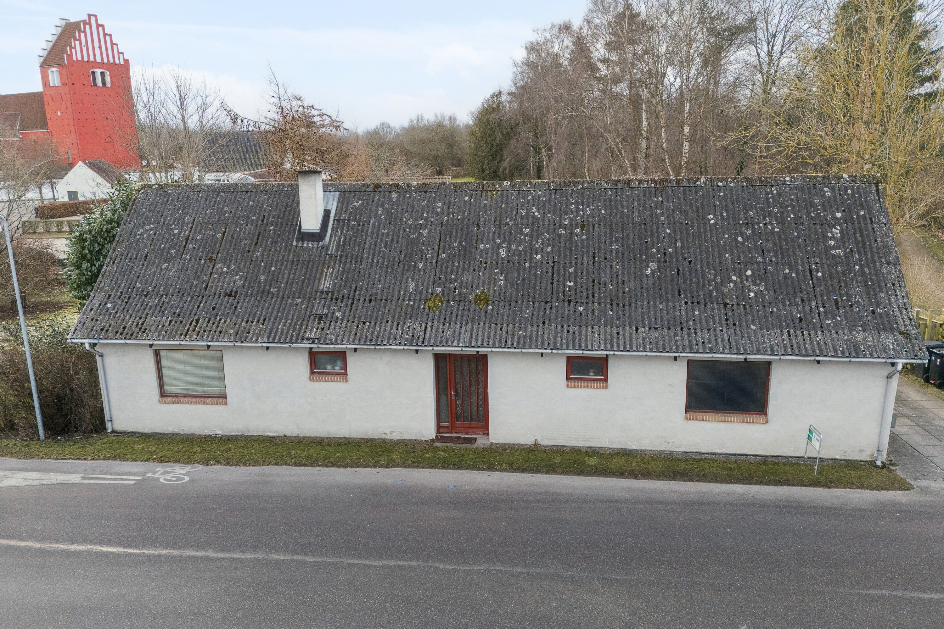 Fremhævet luftfoto billede i fuldskærmstilstand. Billede af Kaldredvej 24, 4593 Eskebjerg