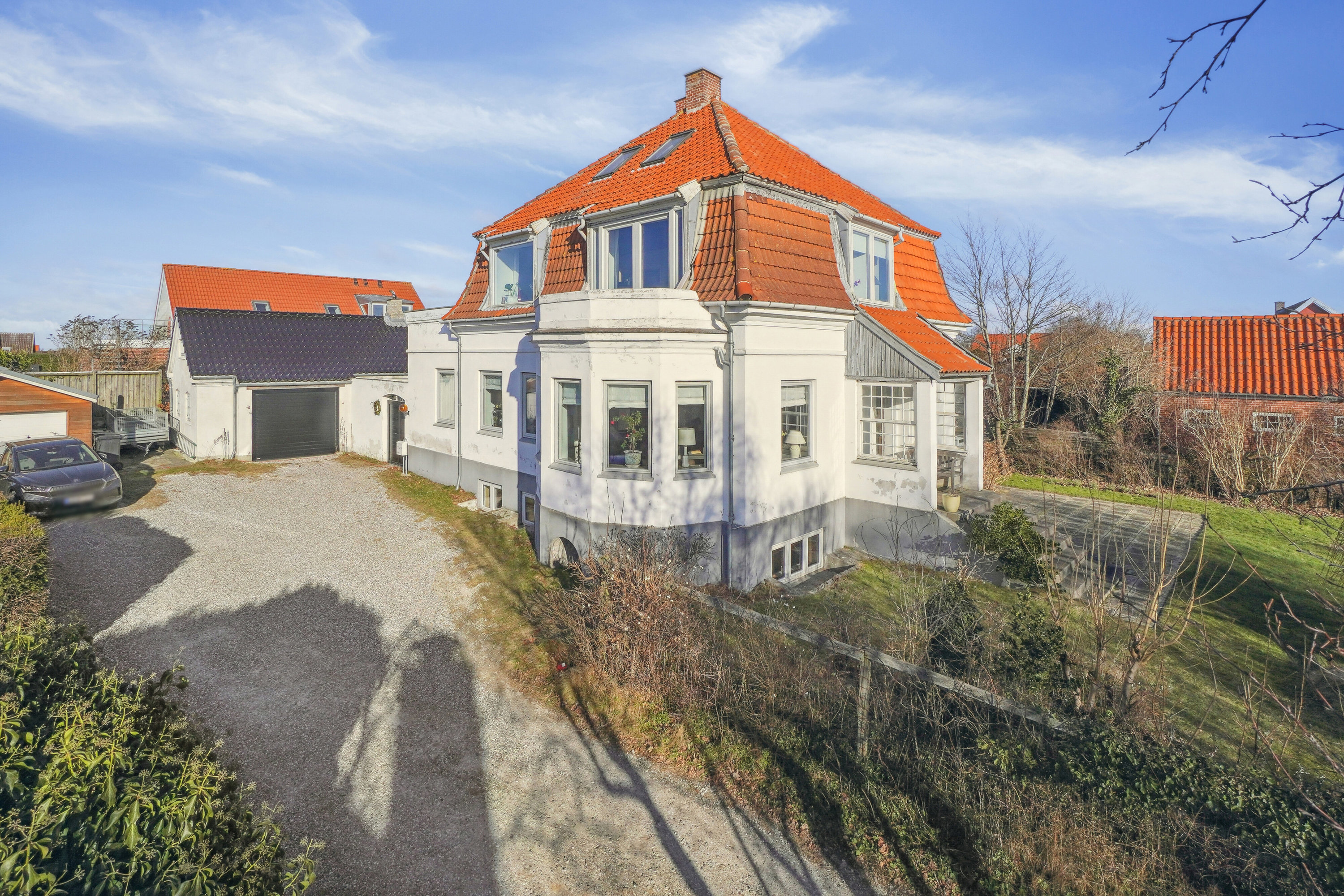 Fremhævet set fra haven billede i fuldskærmstilstand. Billede af Ll Karlsmindevej 11, 3390 Hundested