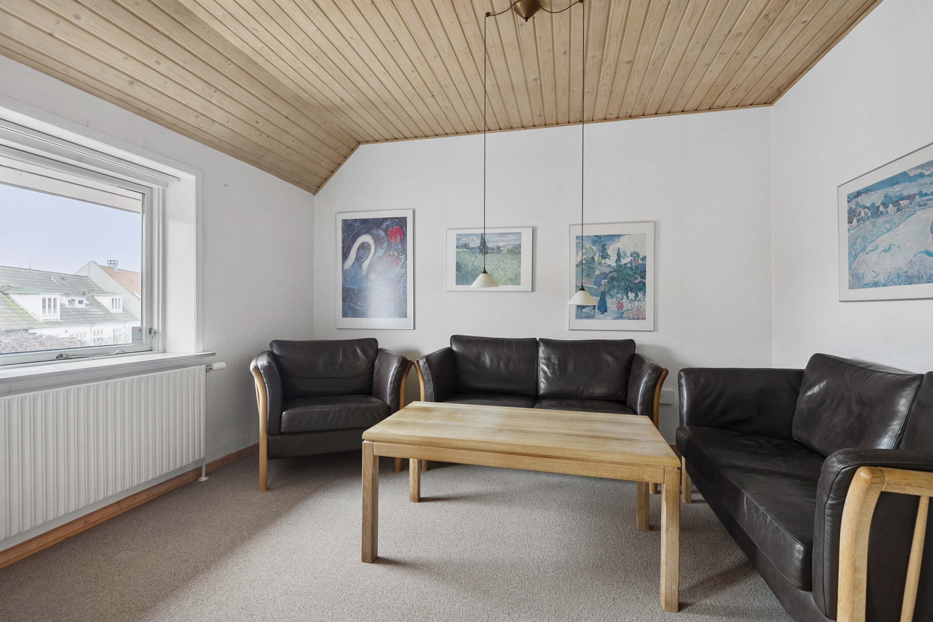 Fremhævet stue billede i fuldskærmstilstand. Billede af Nørrevold 11C, 1. tv., 6800 Varde