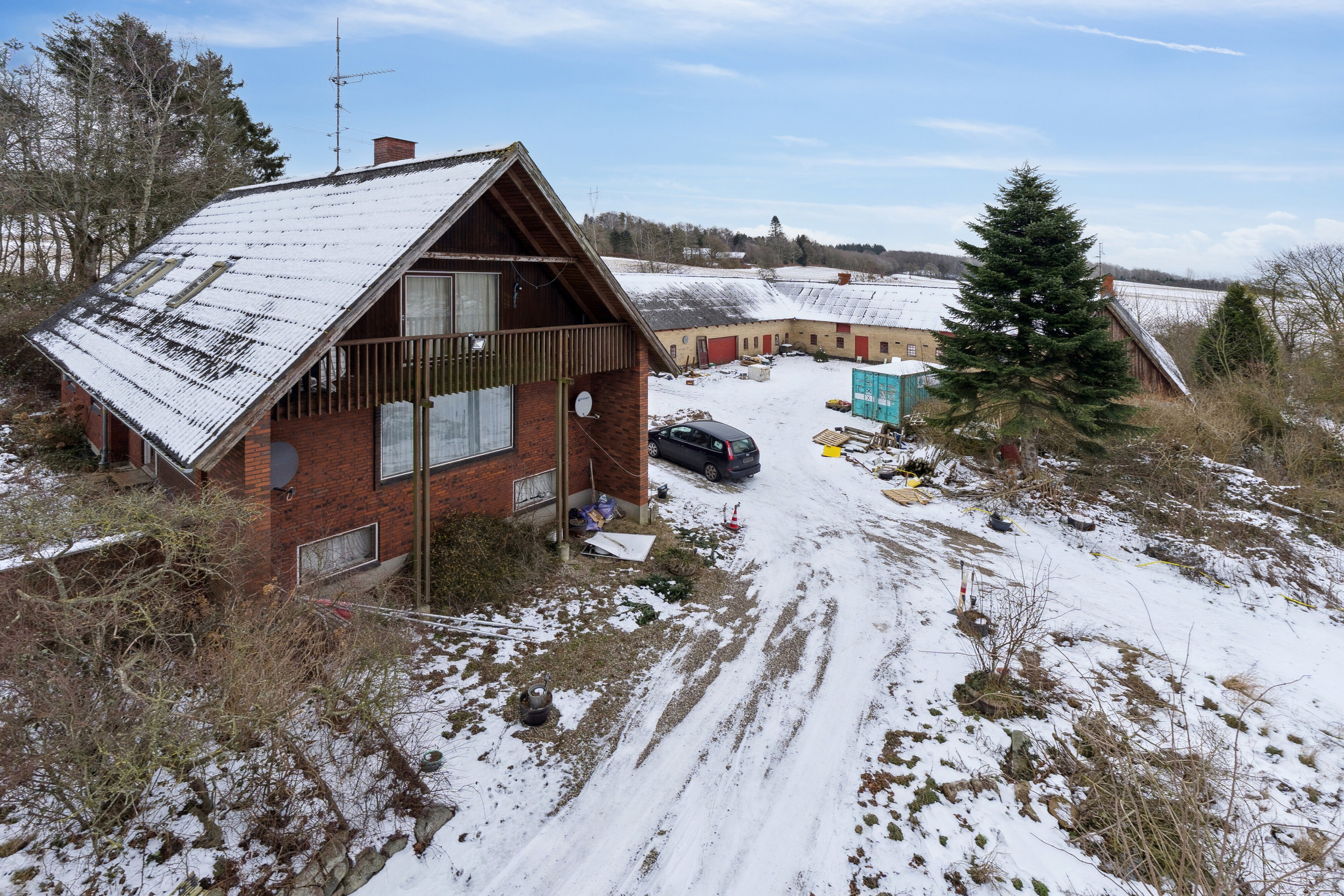 Fremhævet set fra vejen billede i fuldskærmstilstand. Billede af Skovmarksvej 28, 5762 Vester Skerninge