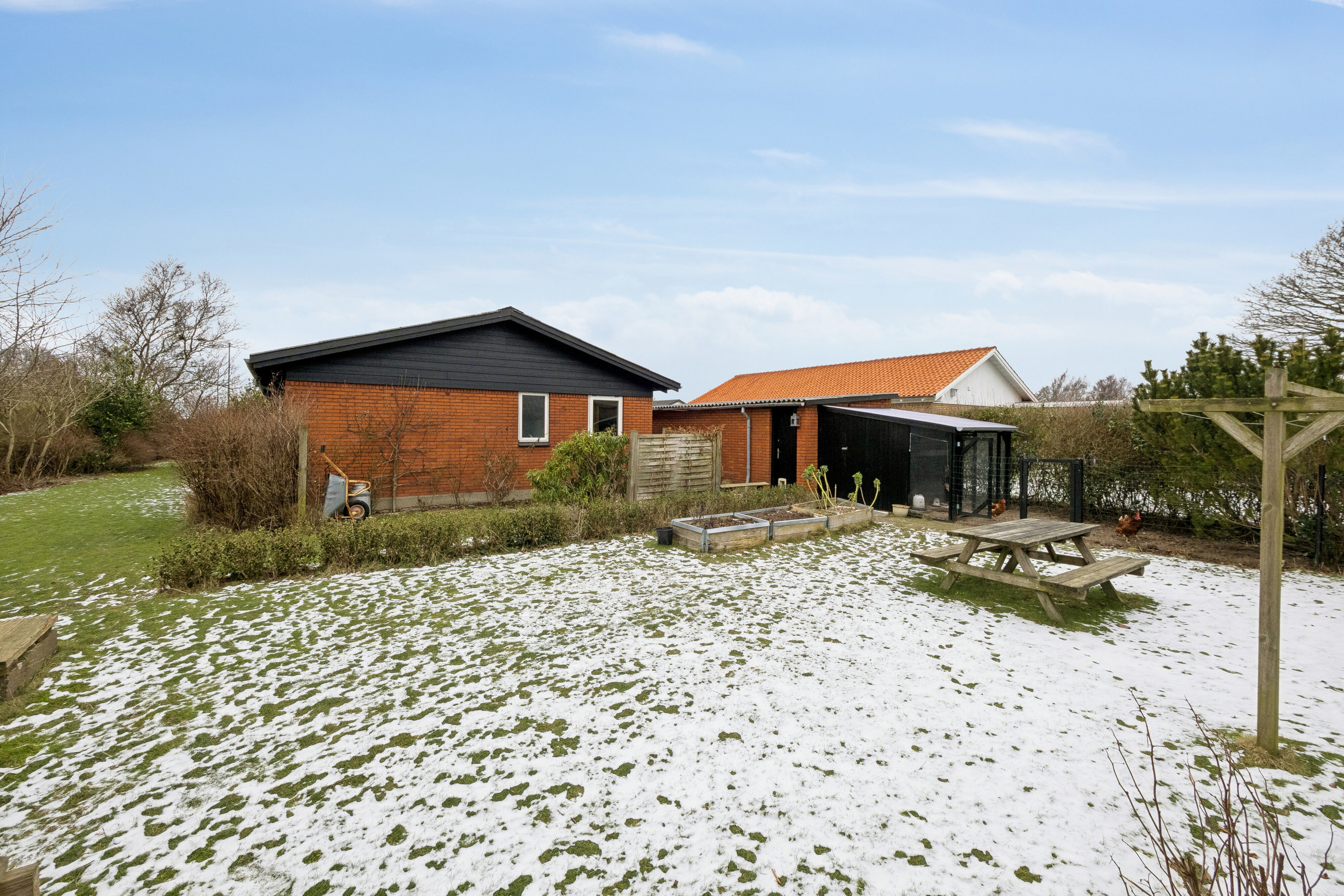 Fremhævet set fra haven billede i fuldskærmstilstand. Billede af Gramsvej 4, 7700 Thisted