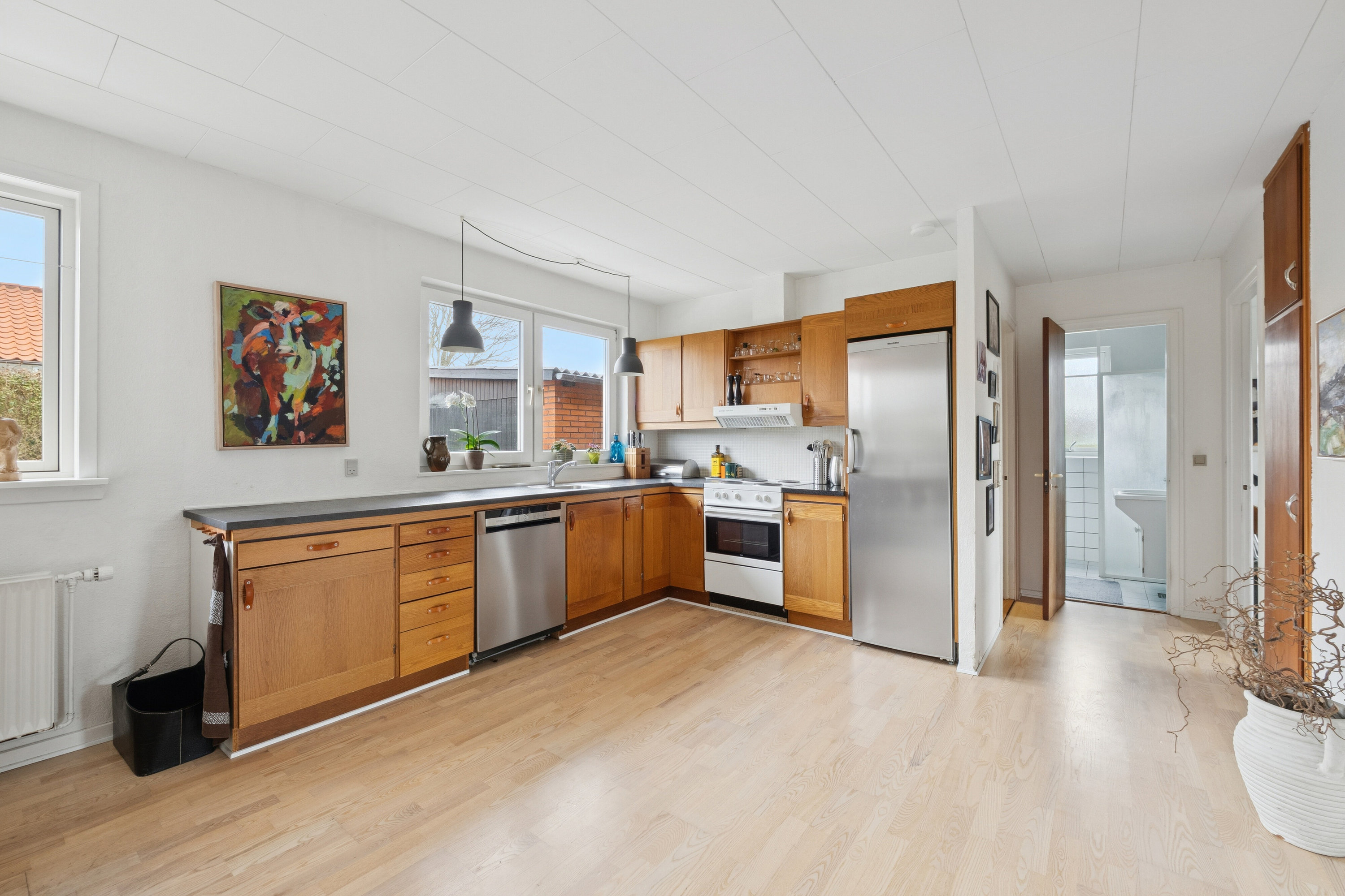 Fremhævet køkken billede i fuldskærmstilstand. Billede af Gramsvej 4, 7700 Thisted