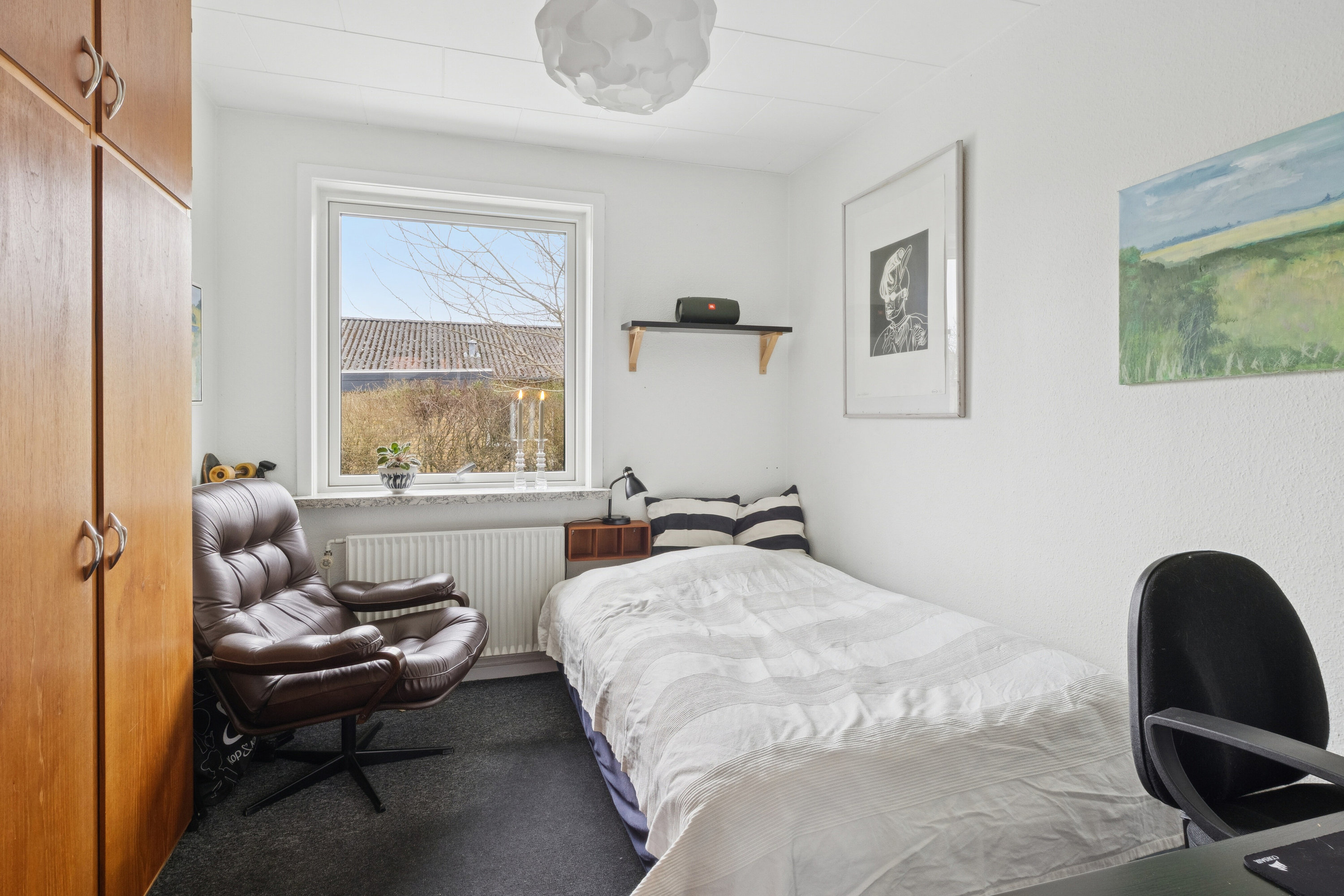 Fremhævet soveværelse billede i fuldskærmstilstand. Billede af Gramsvej 4, 7700 Thisted