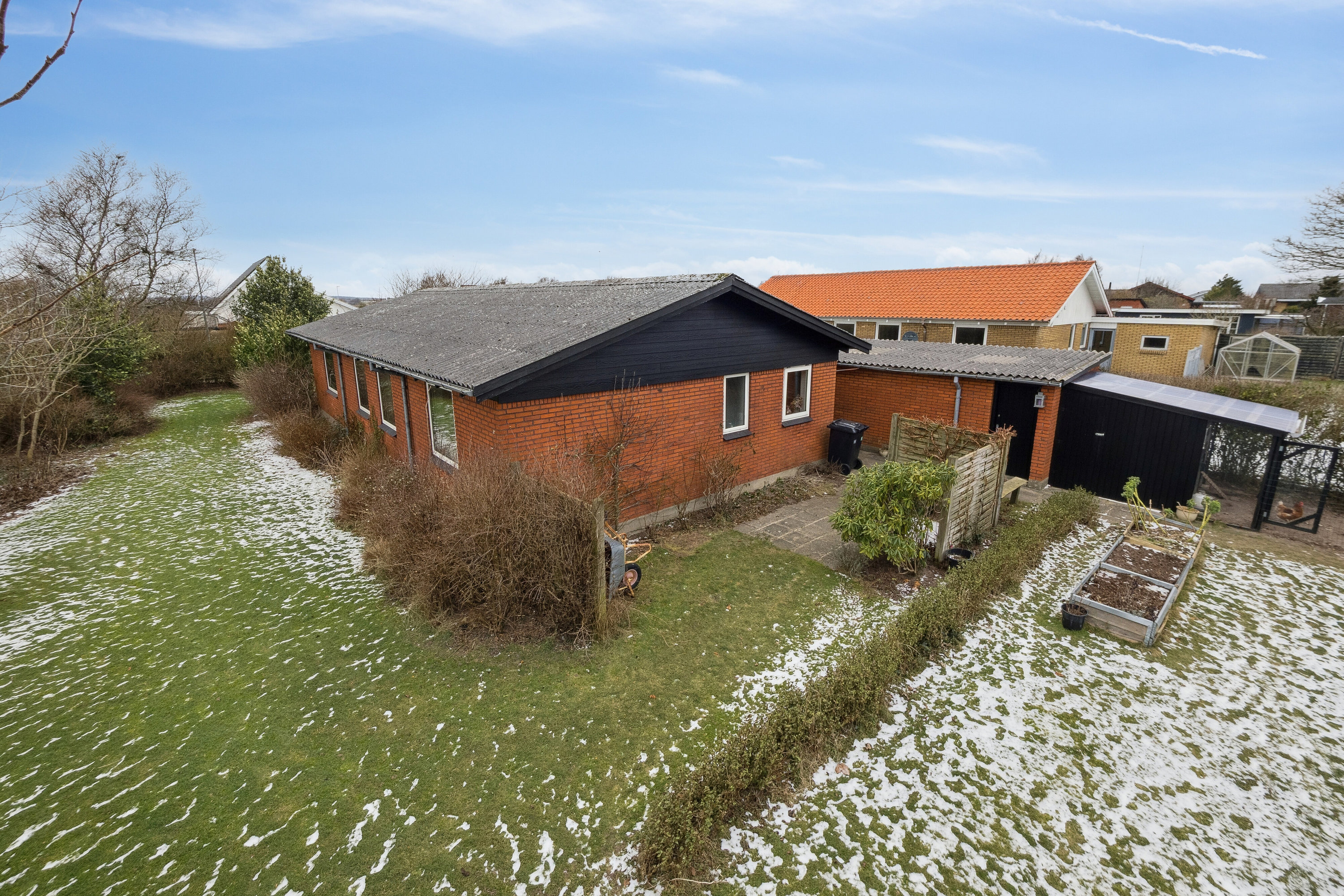 Fremhævet luftfoto billede i fuldskærmstilstand. Billede af Gramsvej 4, 7700 Thisted