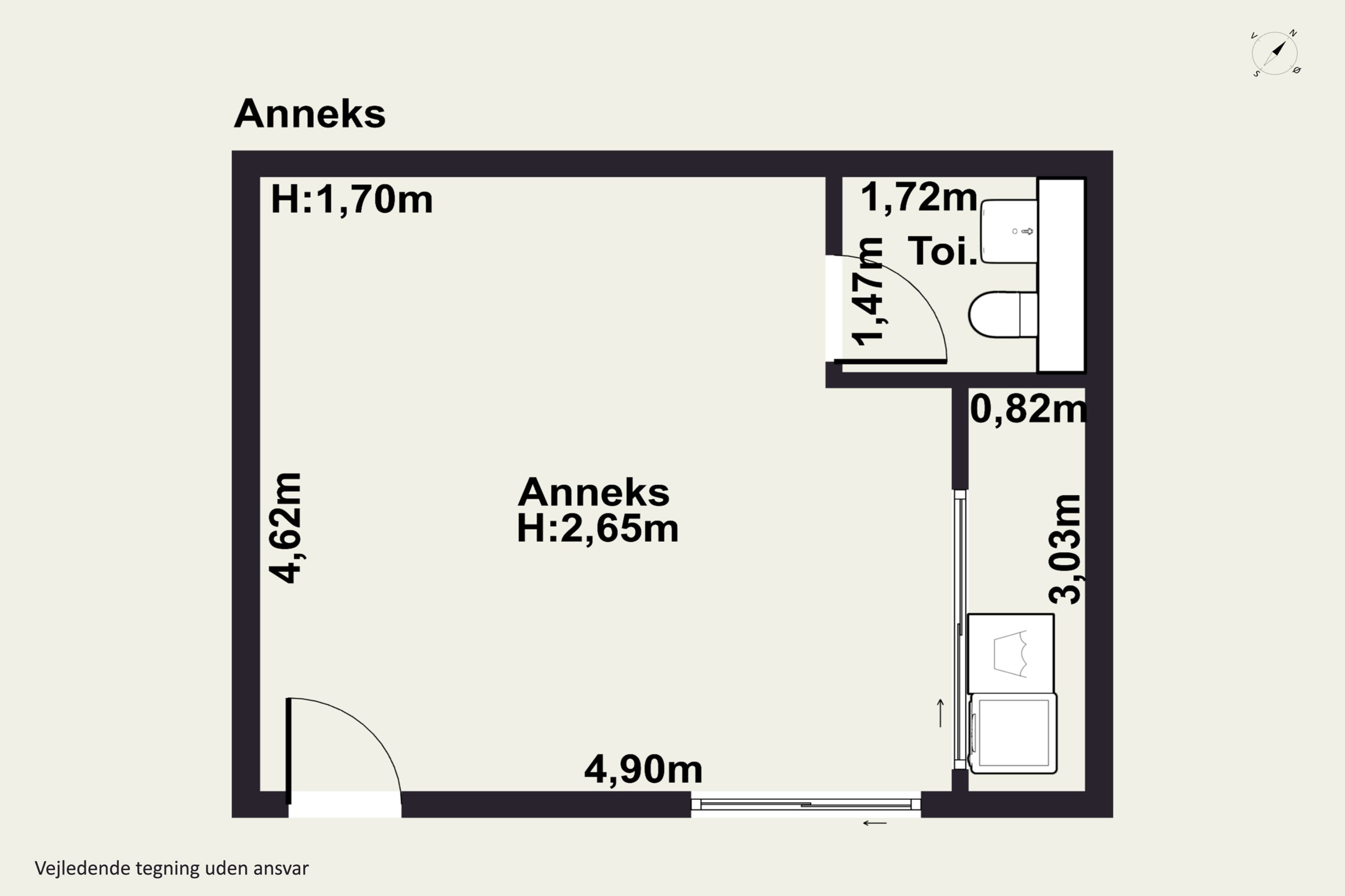 Plantegninger billede af Ved Stranden 5, Skal Klit, 9800 Hjørring