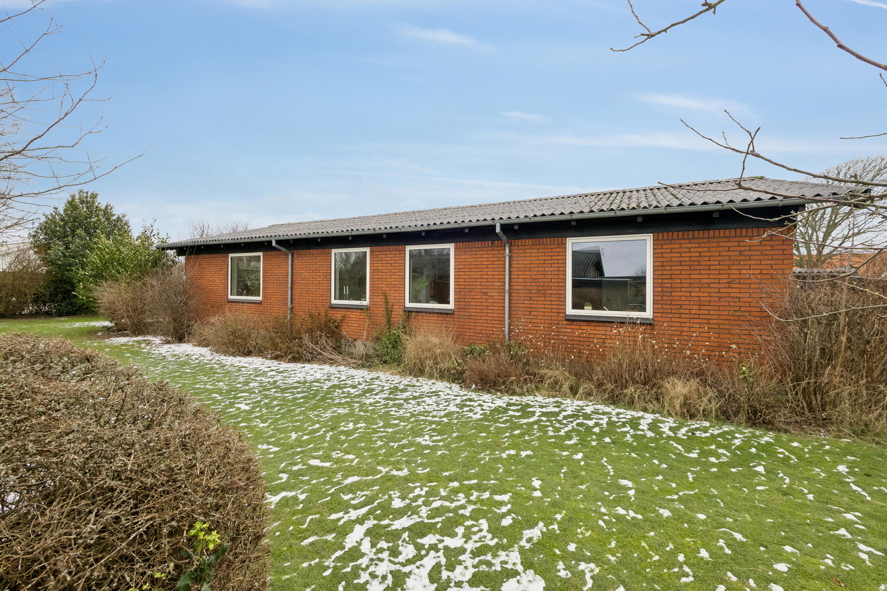 Fremhævet set fra haven billede i fuldskærmstilstand. Billede af Gramsvej 4, 7700 Thisted