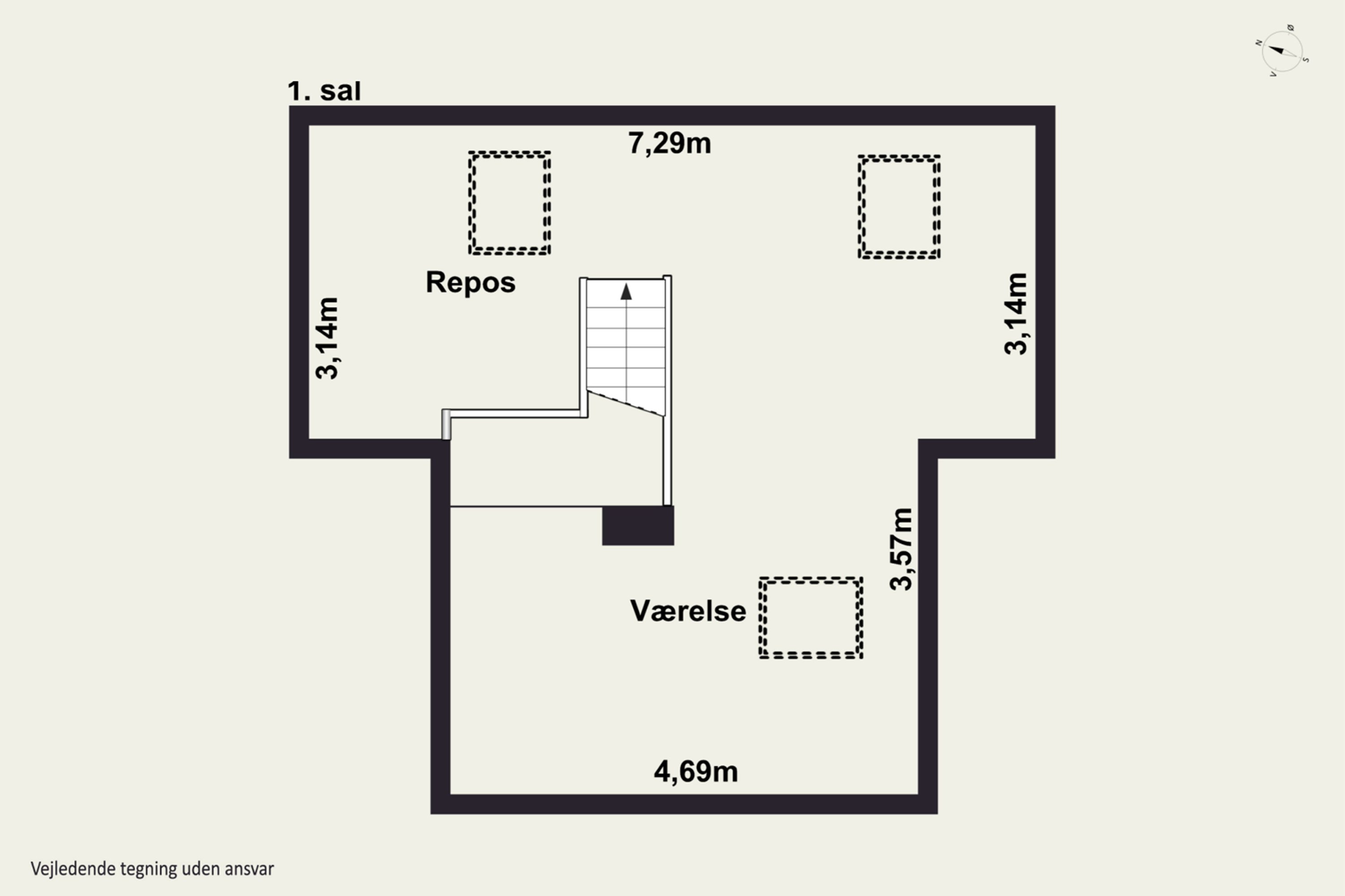 Plantegninger billede af Nordbyvej 16, 2720 Vanløse