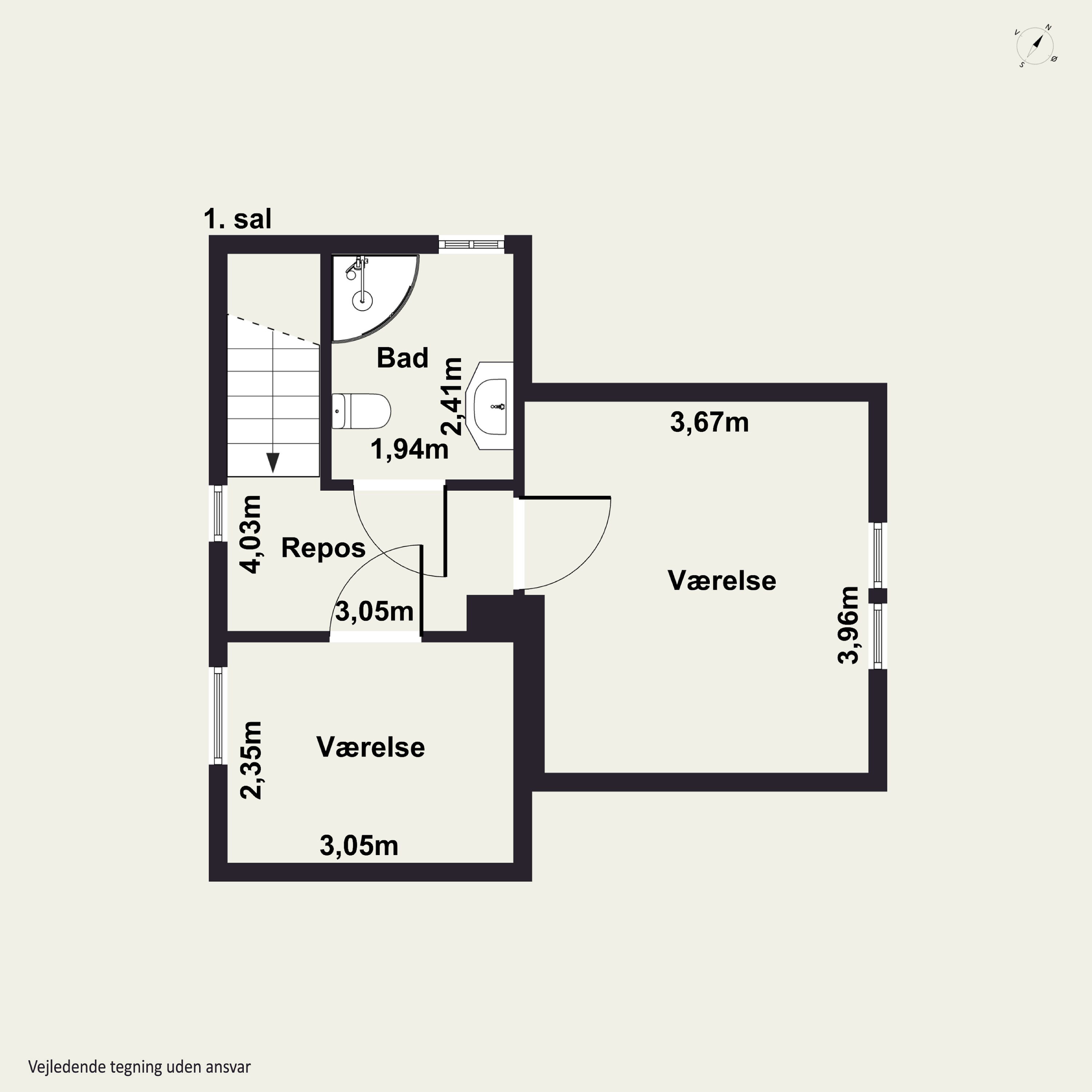 Plantegninger billede af Assensvej 30, Kirkeby, 5771 Stenstrup