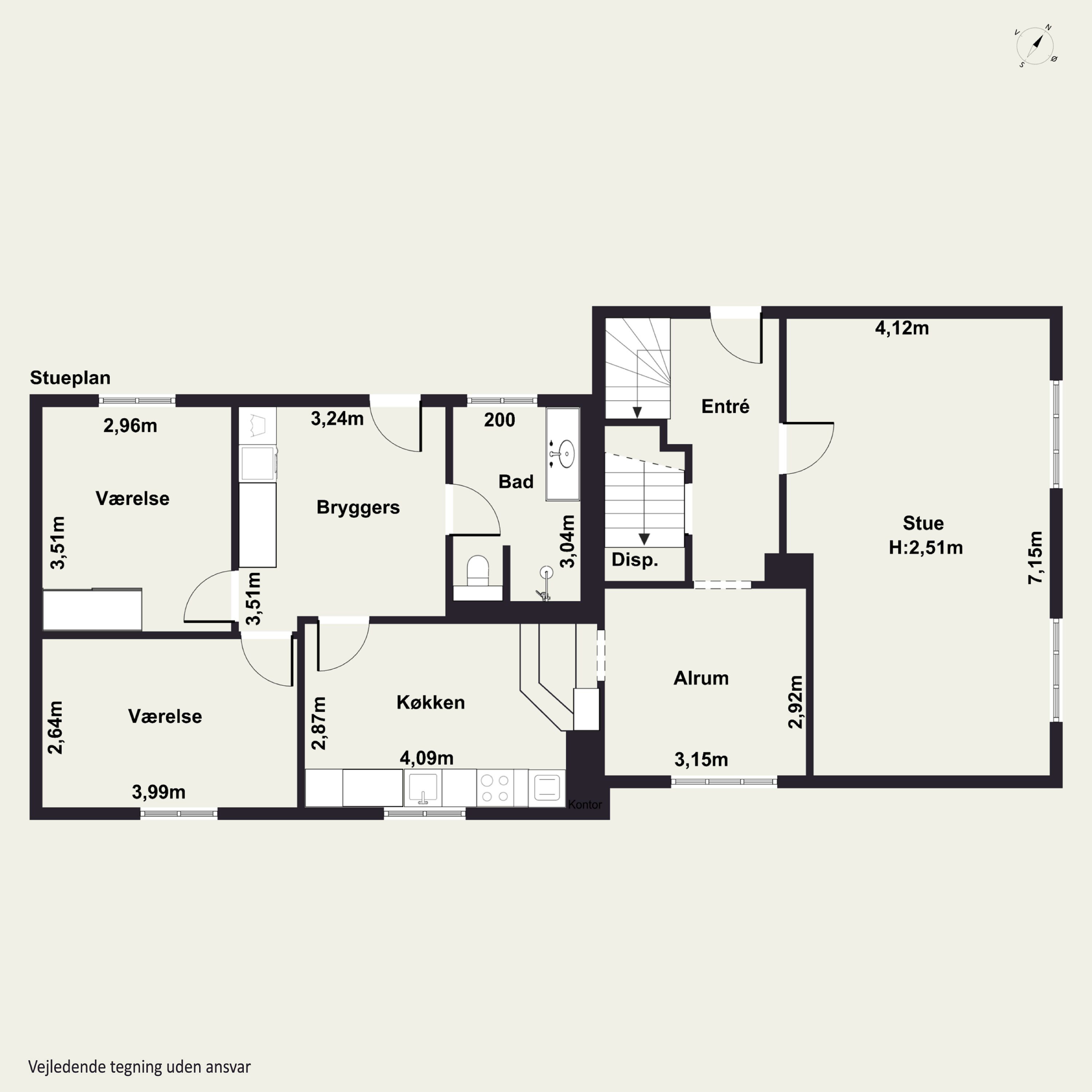 Plantegninger billede af Assensvej 30, Kirkeby, 5771 Stenstrup