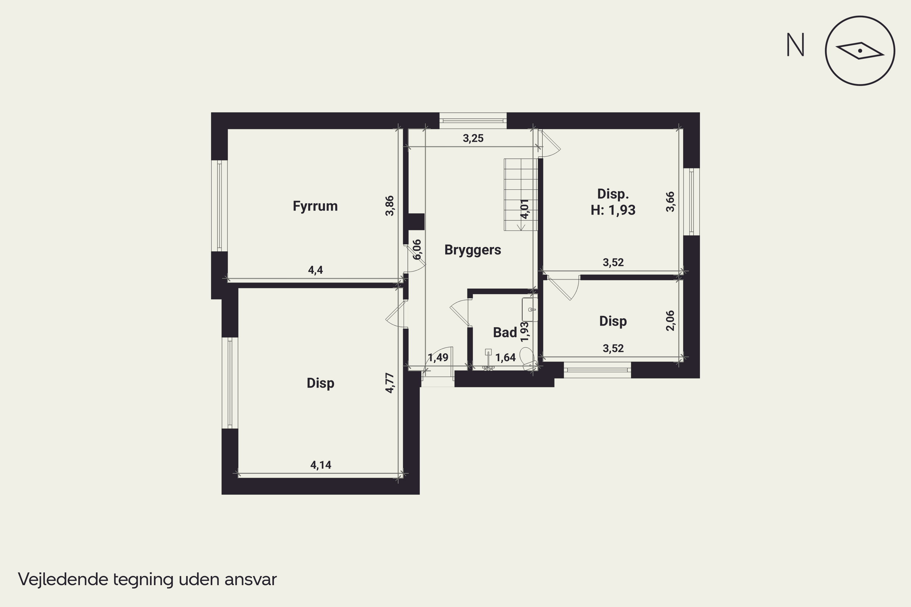 Plantegninger billede af Baagøesgade 10, 4800 Nykøbing F