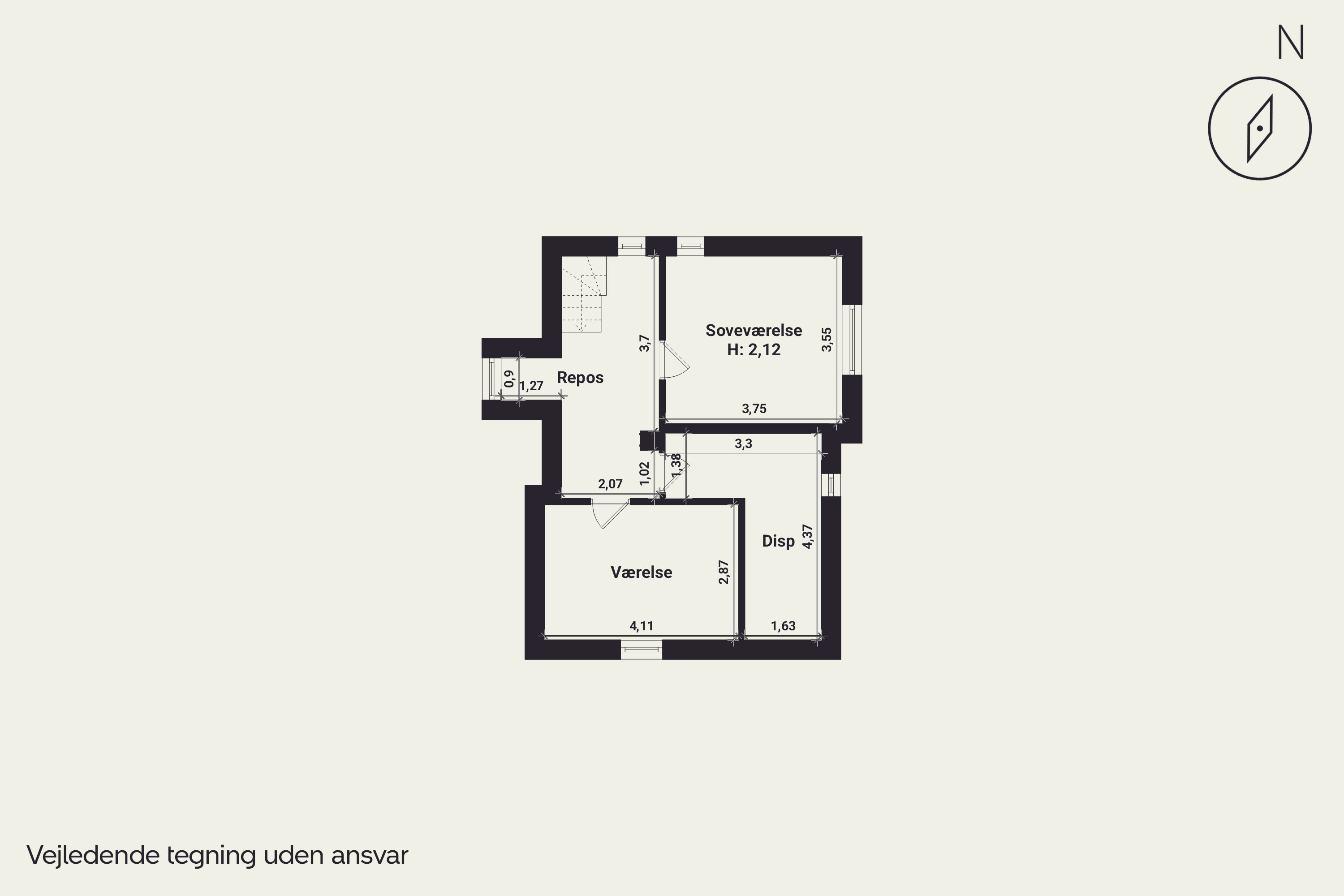 Plantegninger billede af Gl. Landevej 71, 4874 Gedser
