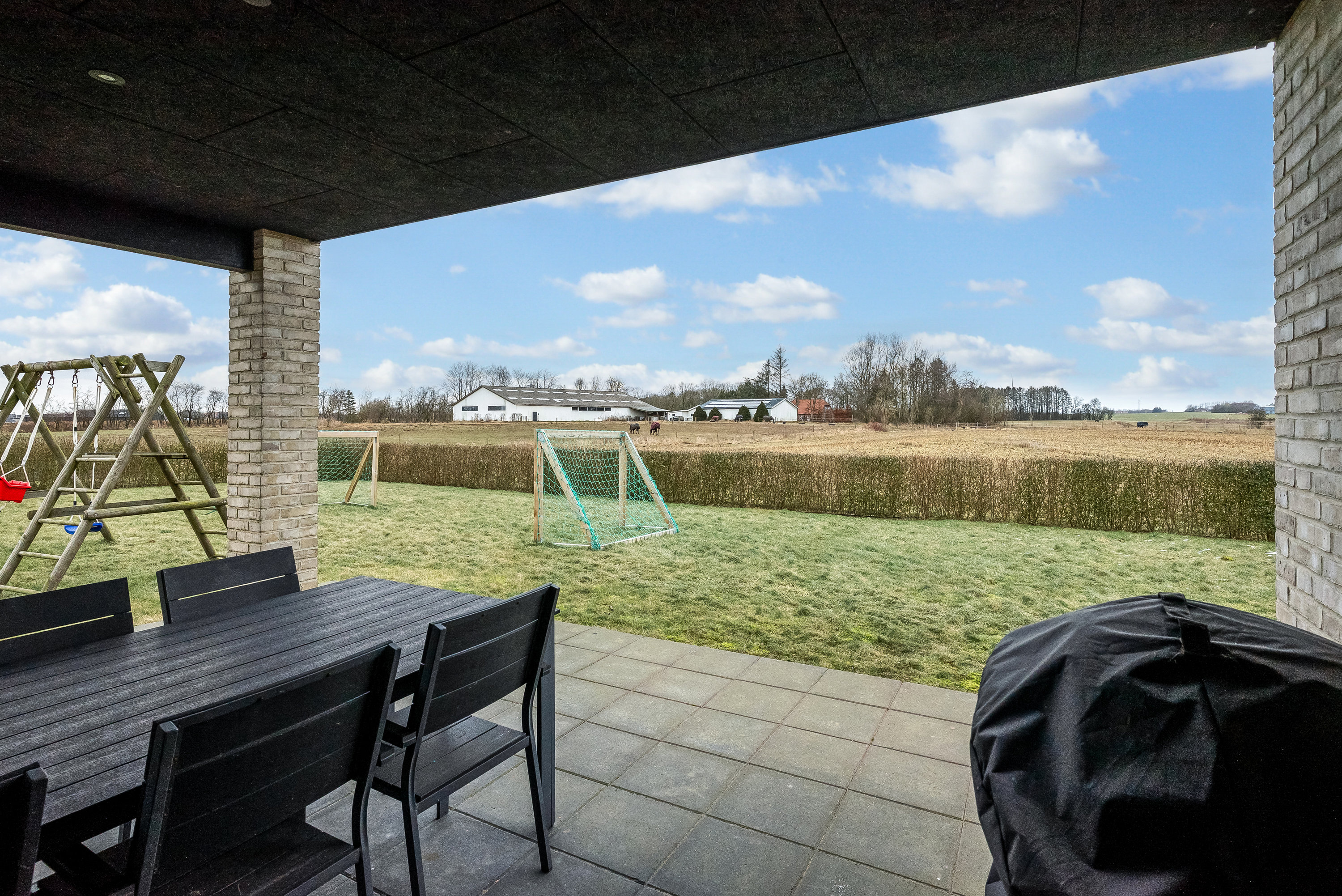 Fremhævet overdækket terrasse billede i fuldskærmstilstand. Billede af Hvalfisken 14, Mejrup, 7500 Holstebro