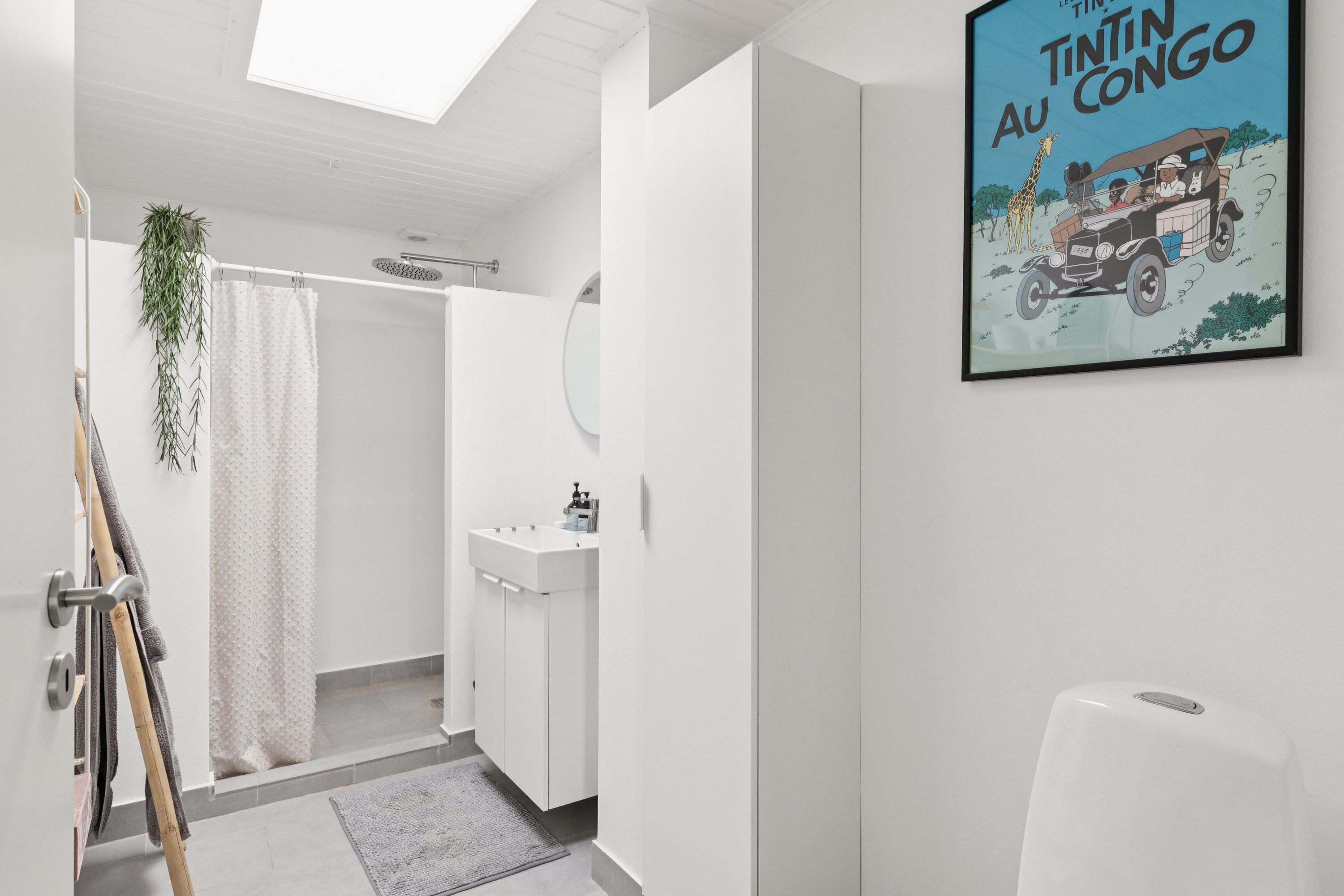 Fremhævet badeværelse billede i fuldskærmstilstand. Billede af Bavneåsen 57, Fløng, 2640 Hedehusene