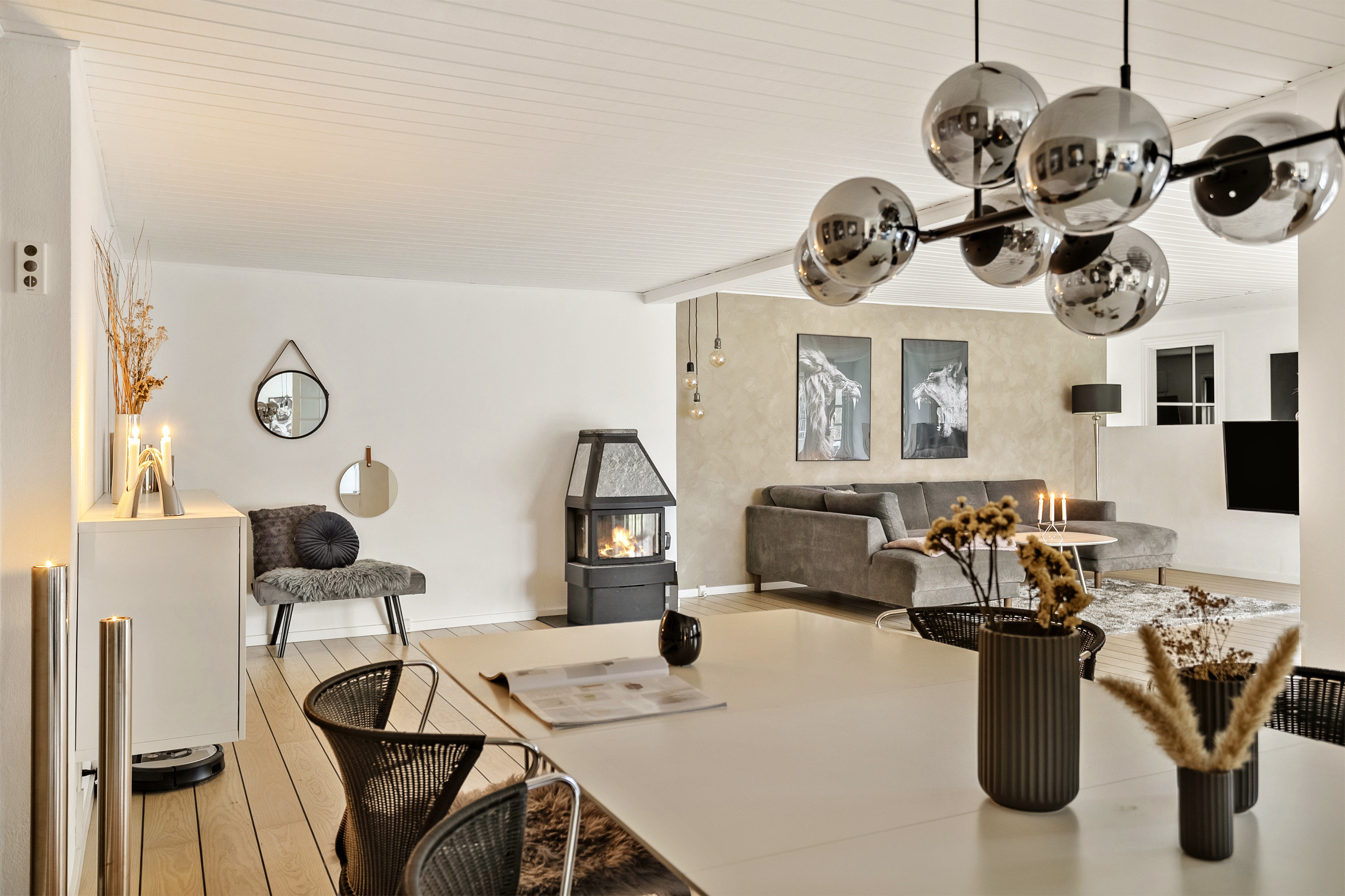 Fremhævet spisestue billede i fuldskærmstilstand. Billede af Lunderskovvej 25, 6622 Bække