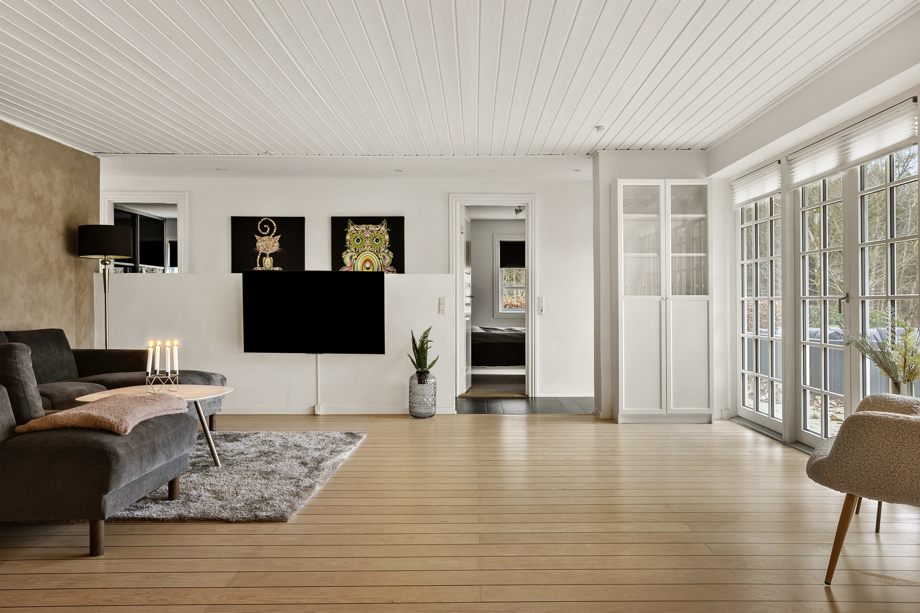 Fremhævet stue billede i fuldskærmstilstand. Billede af Lunderskovvej 25, 6622 Bække