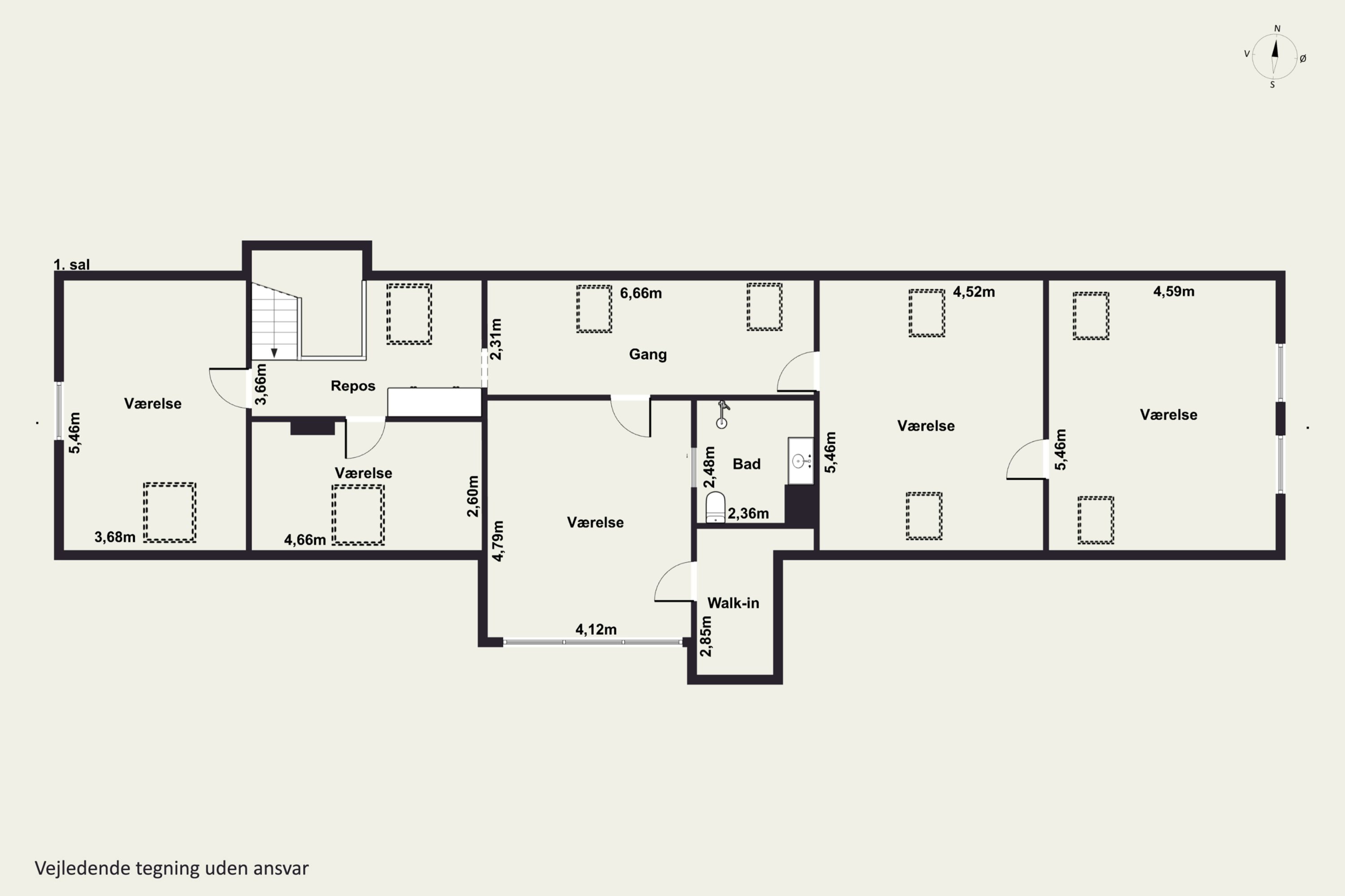 Plantegninger billede af Engvangen 3, Ottestrup, 4200 Slagelse