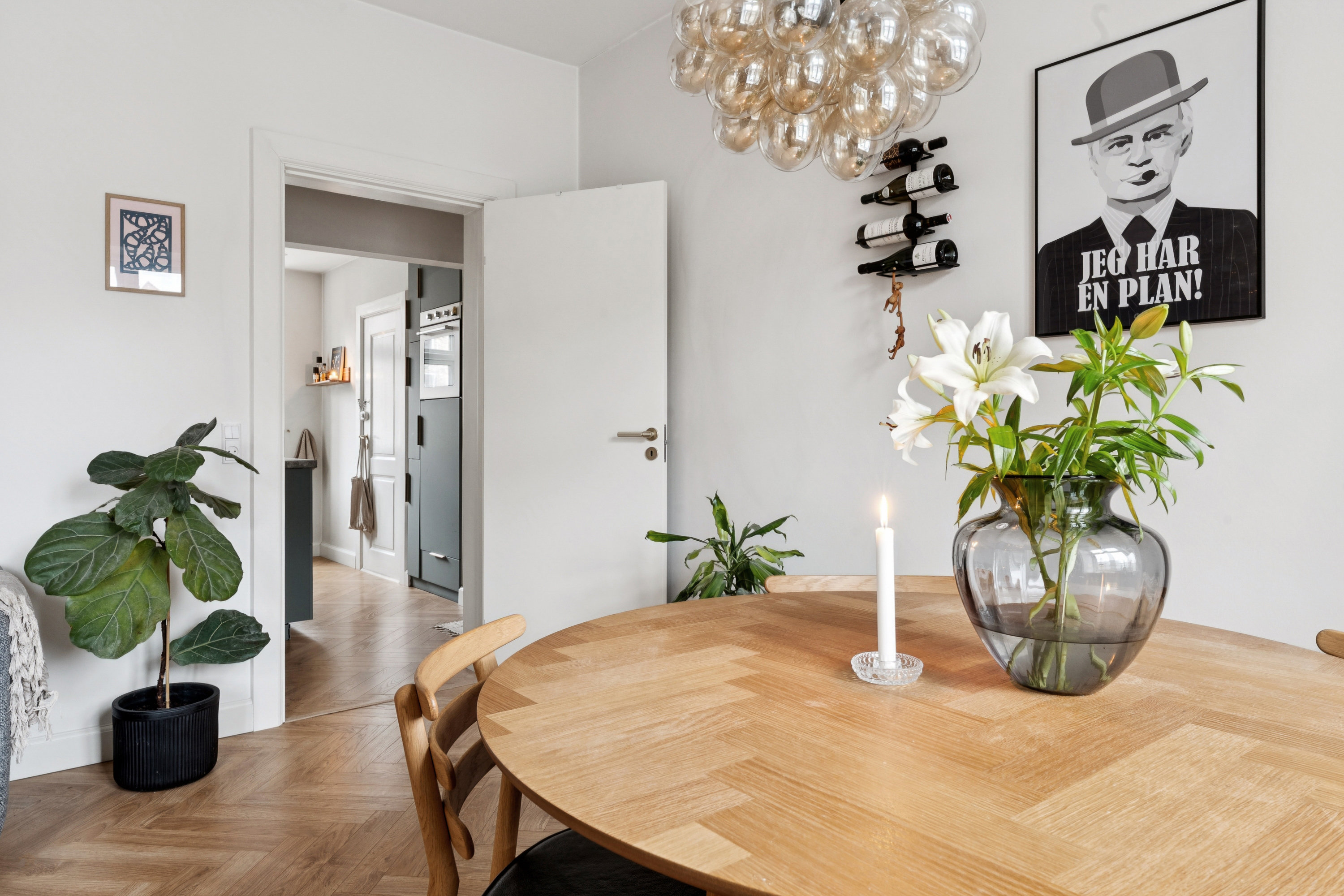 Fremhævet stue billede i fuldskærmstilstand. Billede af Ryesgade 55, st.. tv., 9000 Aalborg